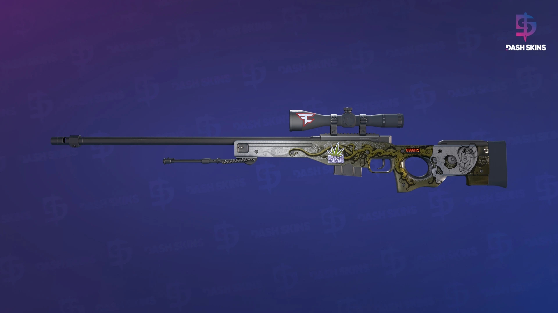StatTrak™ AWP | Worm God (Field-Tested) Screenshot Playside