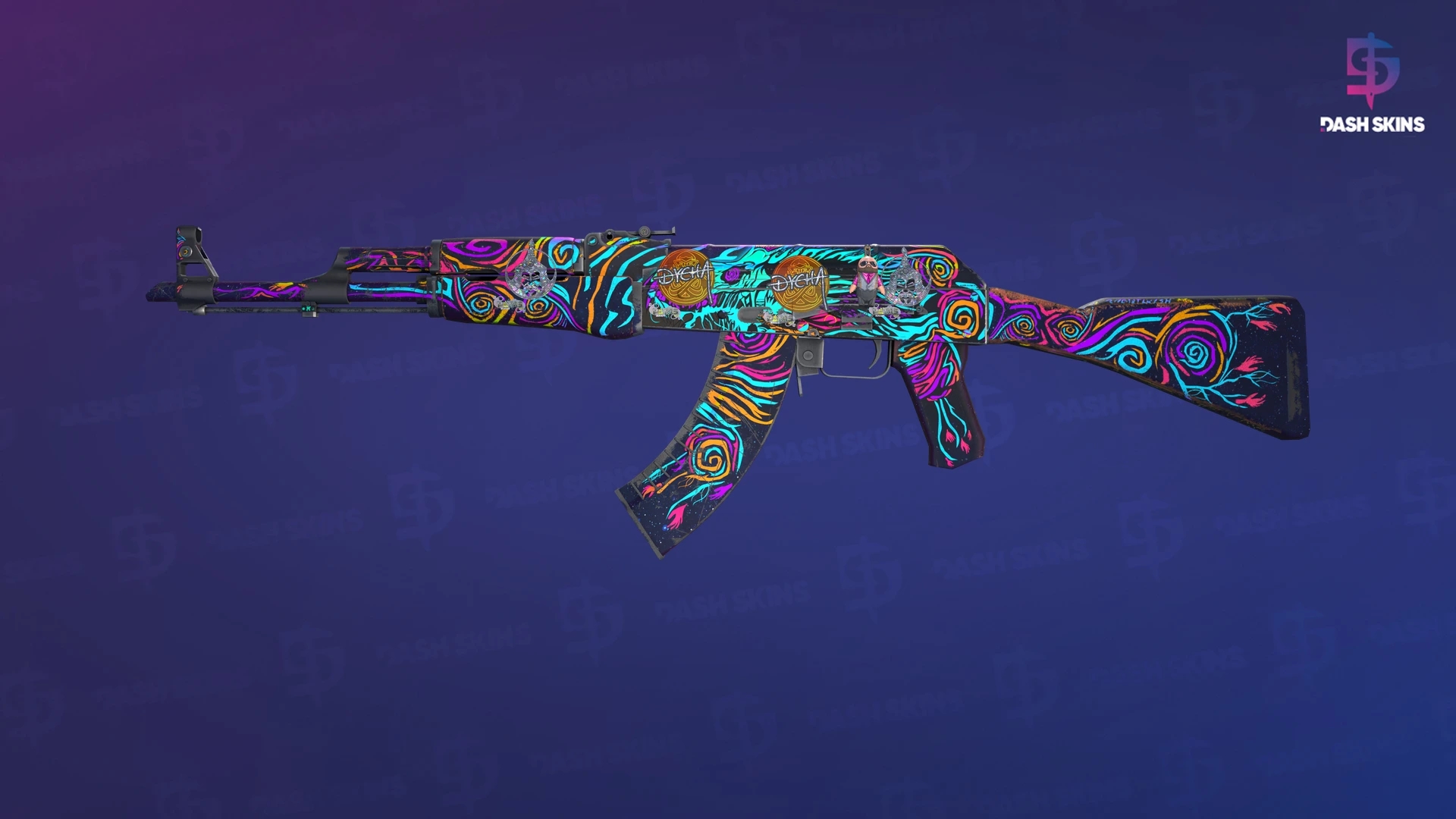 AK-47 | Nightwish (Well-Worn) Screenshot Playside