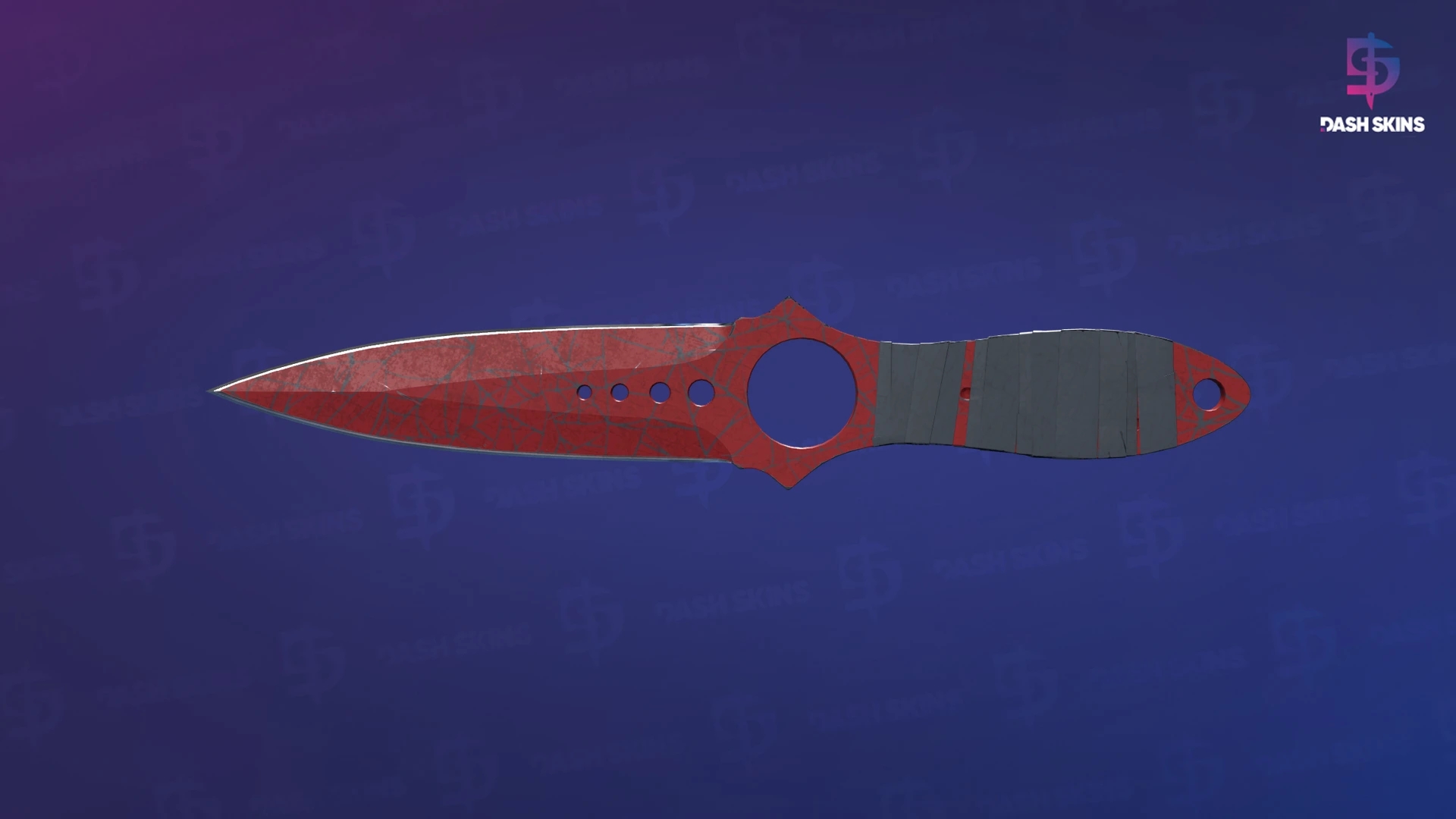 ★ Skeleton Knife | Crimson Web (Battle-Scarred) Screenshot Playside