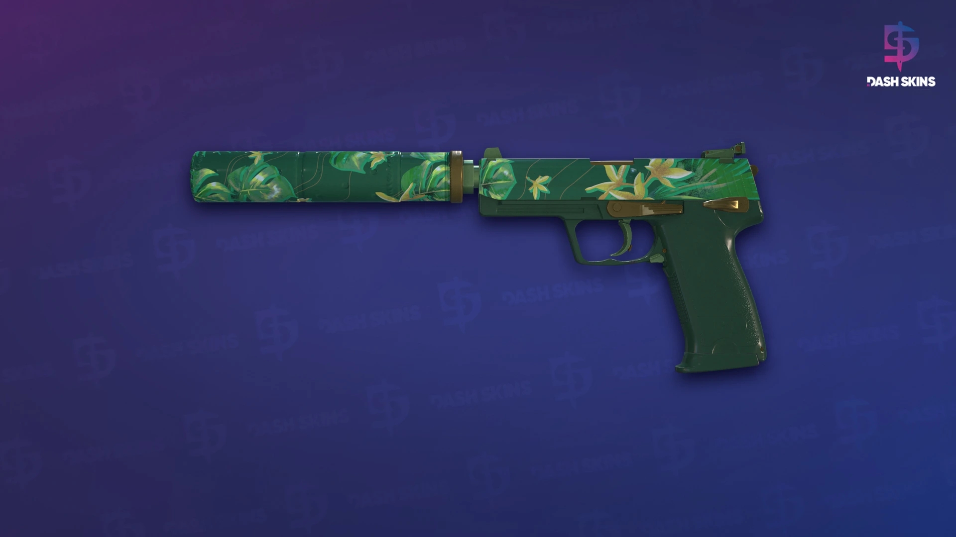 USP-S | Tropical Breeze (Minimal Wear) Screenshot Playside