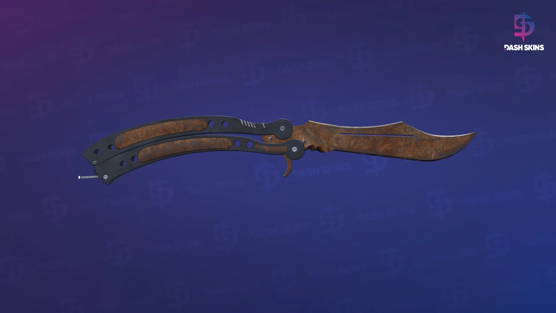 ★ Butterfly Knife | Rust Coat (Battle-Scarred) Screenshot Playside