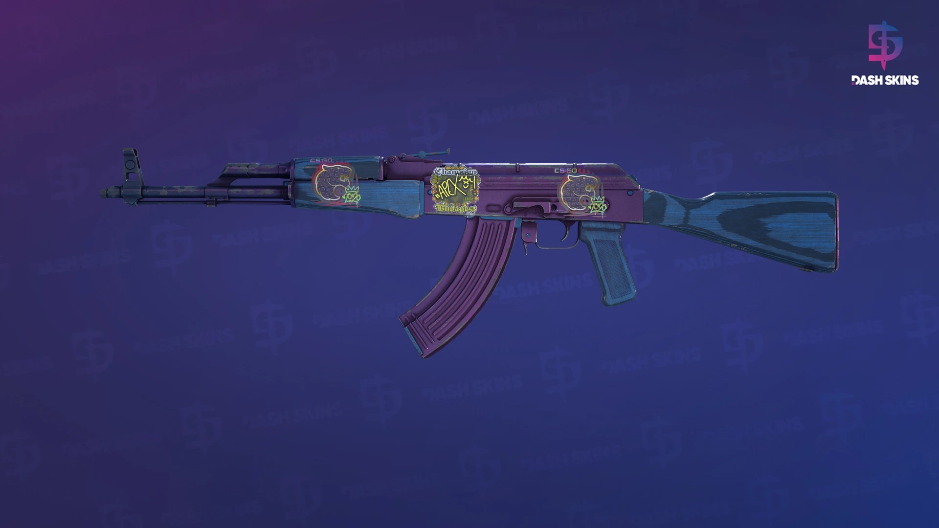 AK-47 | Midnight Laminate (Field-Tested) Screenshot Playside