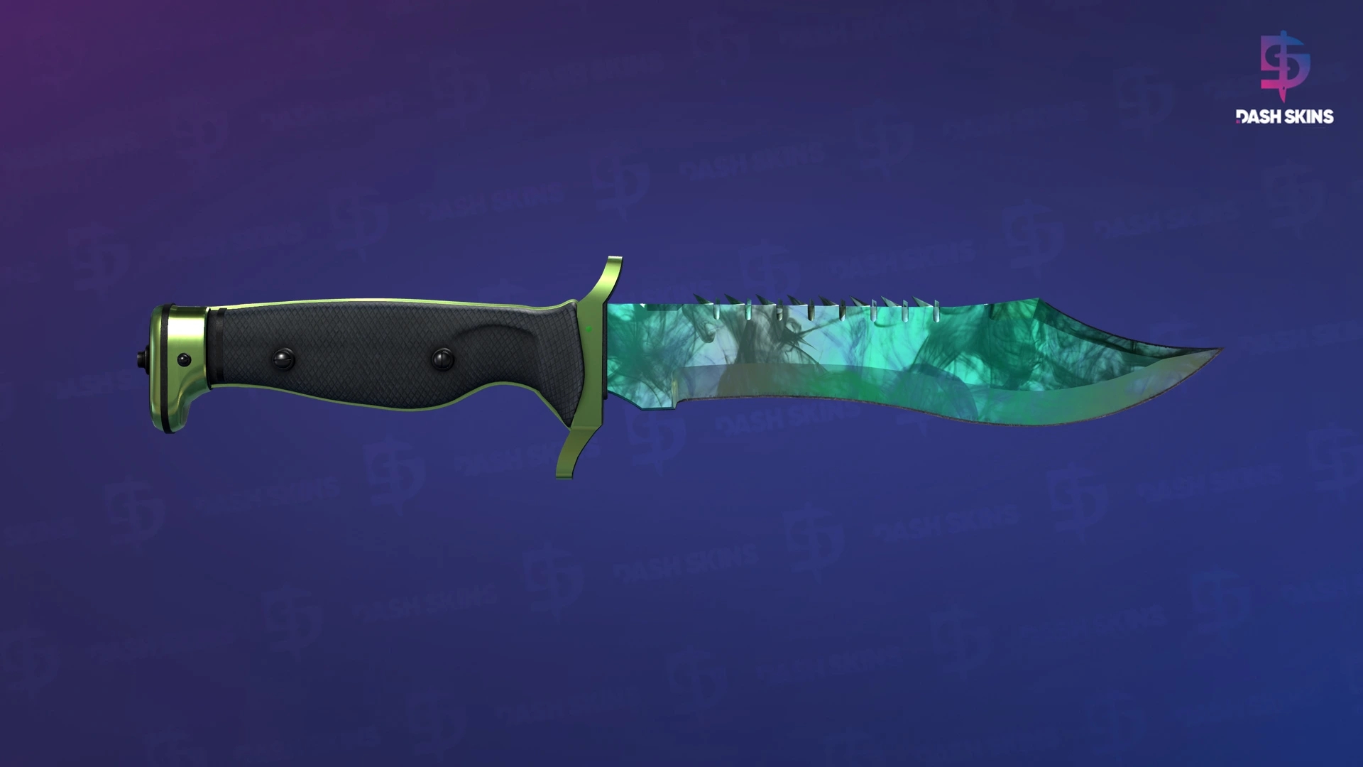 ★ Bowie Knife | Gamma Doppler (Factory New) - Phase 2 Screenshot Playside