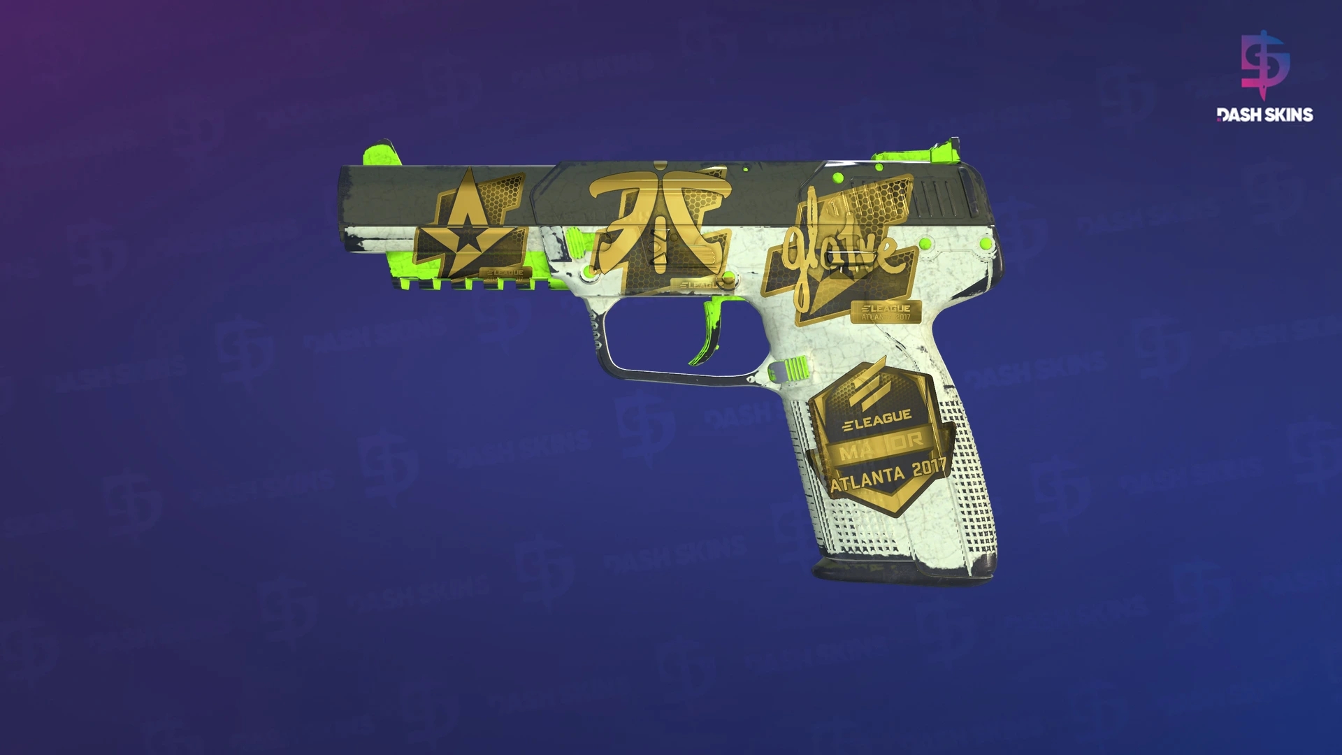 Souvenir Five-SeveN | Hot Shot (Well-Worn) Screenshot Playside