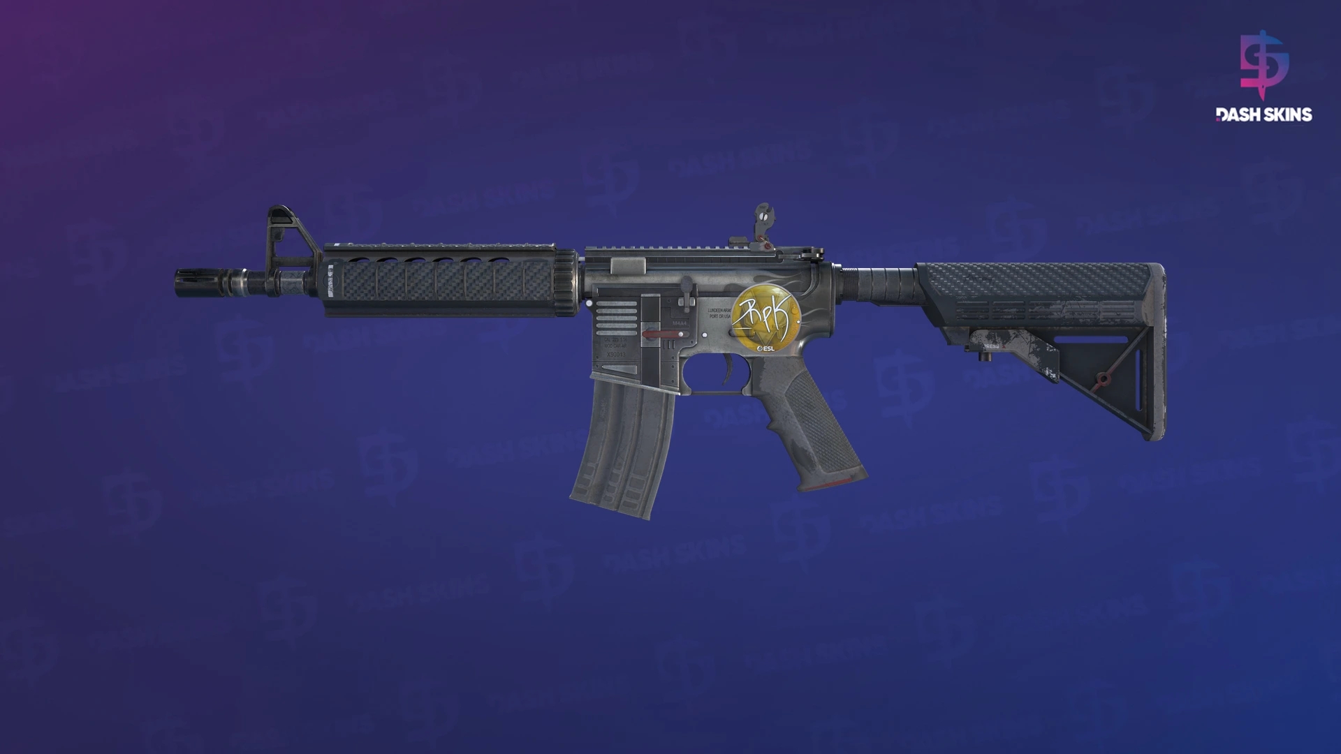 M4A4 | Magnesium (Battle-Scarred) Screenshot Playside