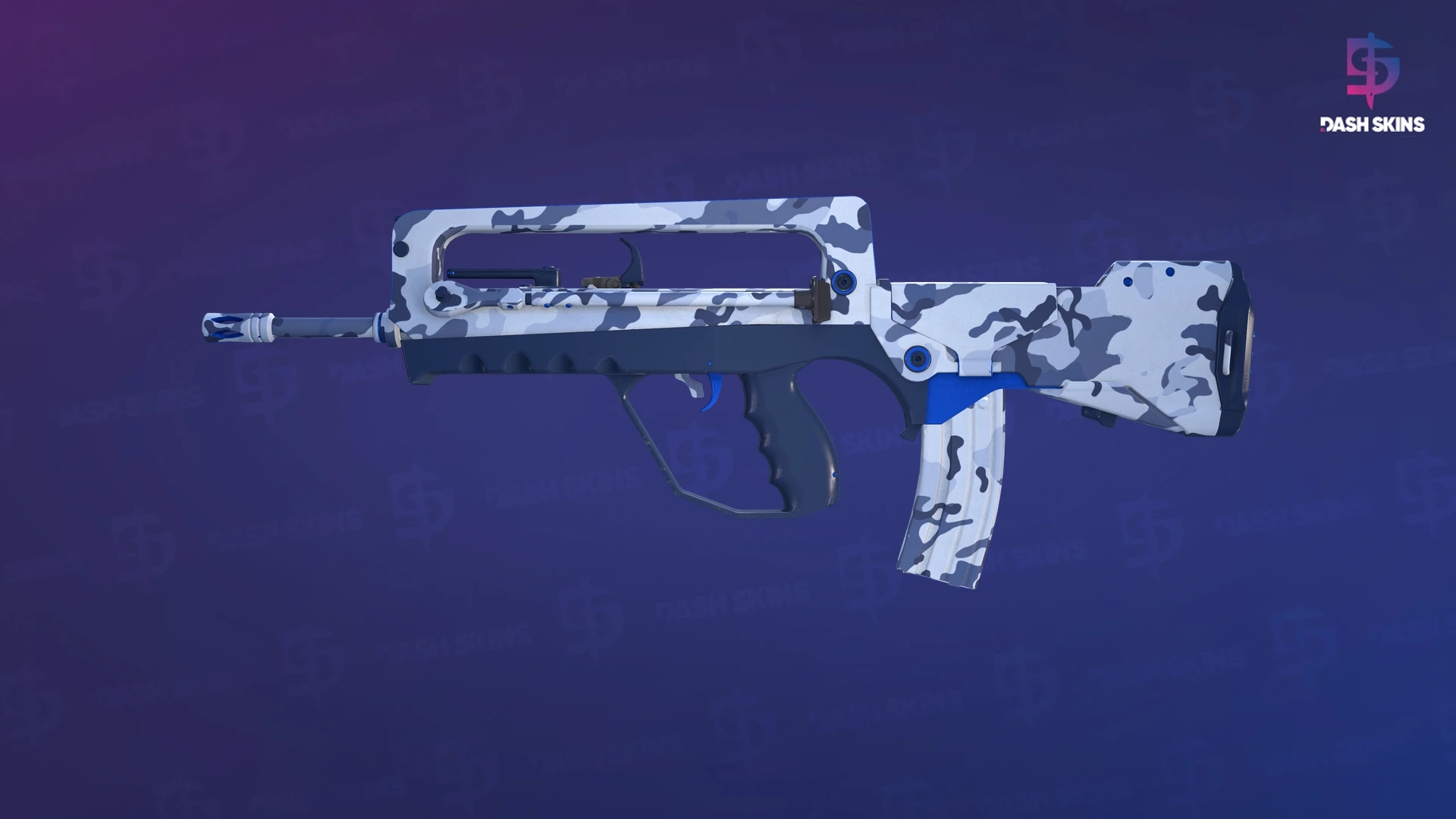FAMAS | Yeti Camo (Factory New) Screenshot Playside