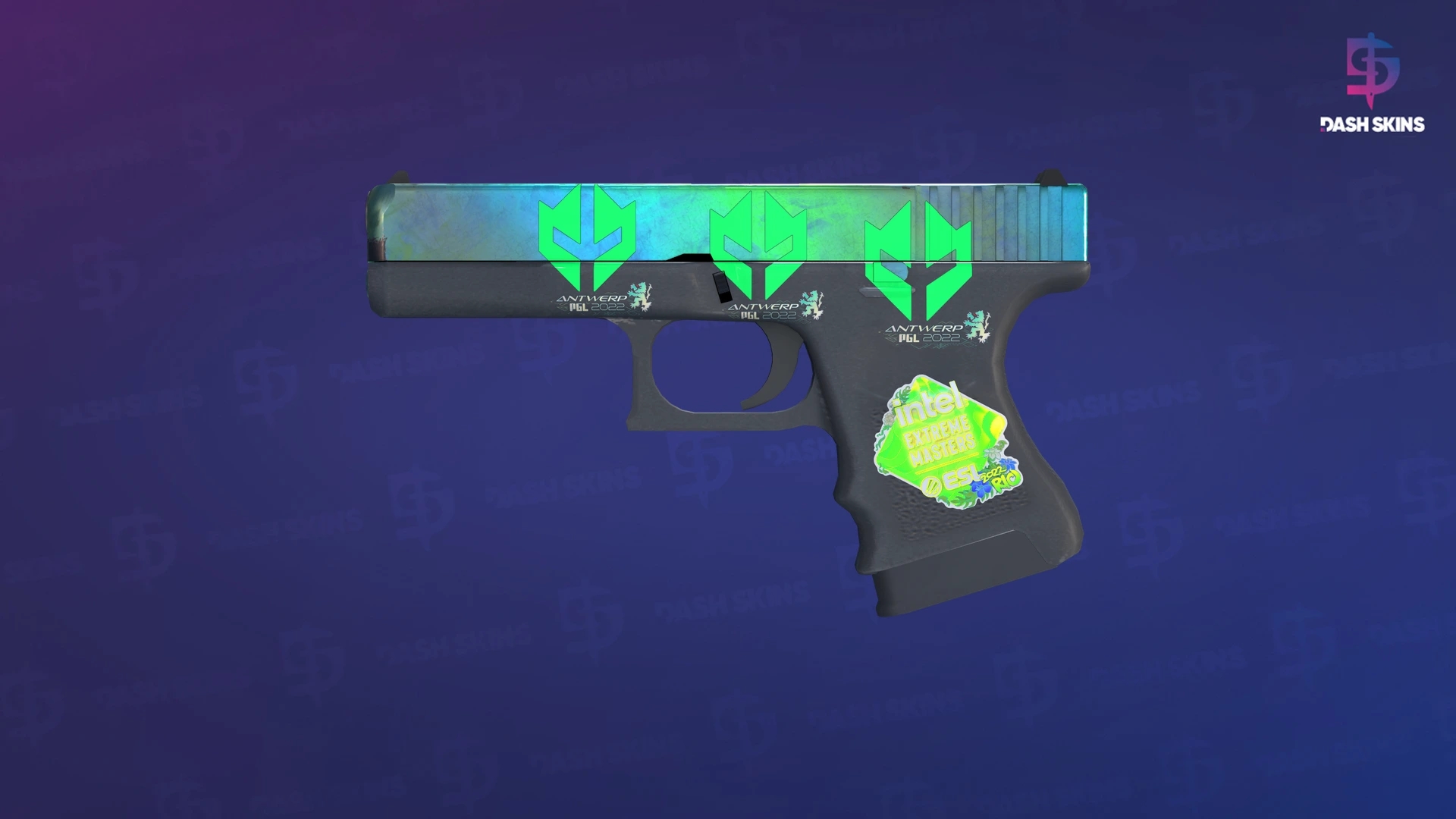 Glock-18 | Gamma Doppler (Minimal Wear) - Phase 3 Screenshot Playside