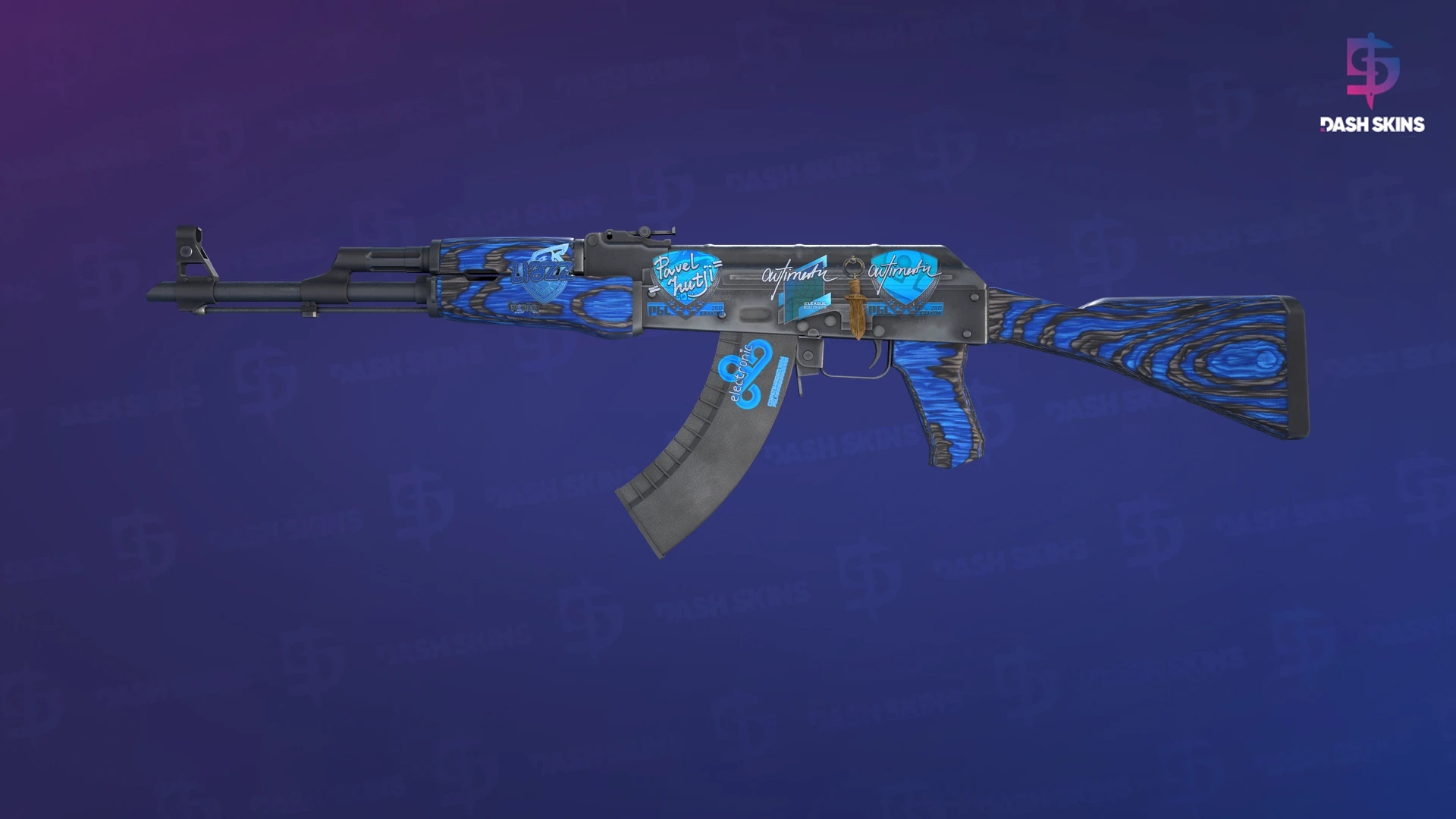 AK-47 | Blue Laminate (Field-Tested) Screenshot Playside