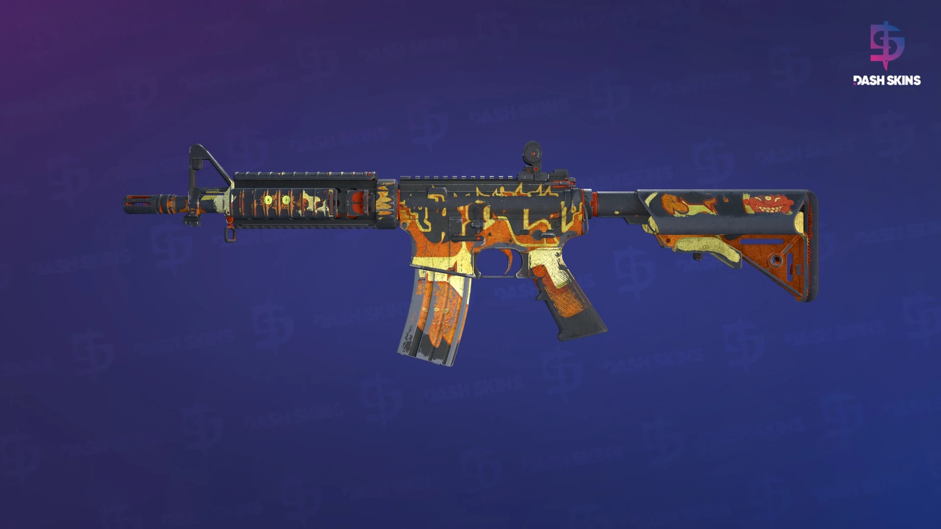 M4A4 | Hellish (Battle-Scarred) Screenshot Playside