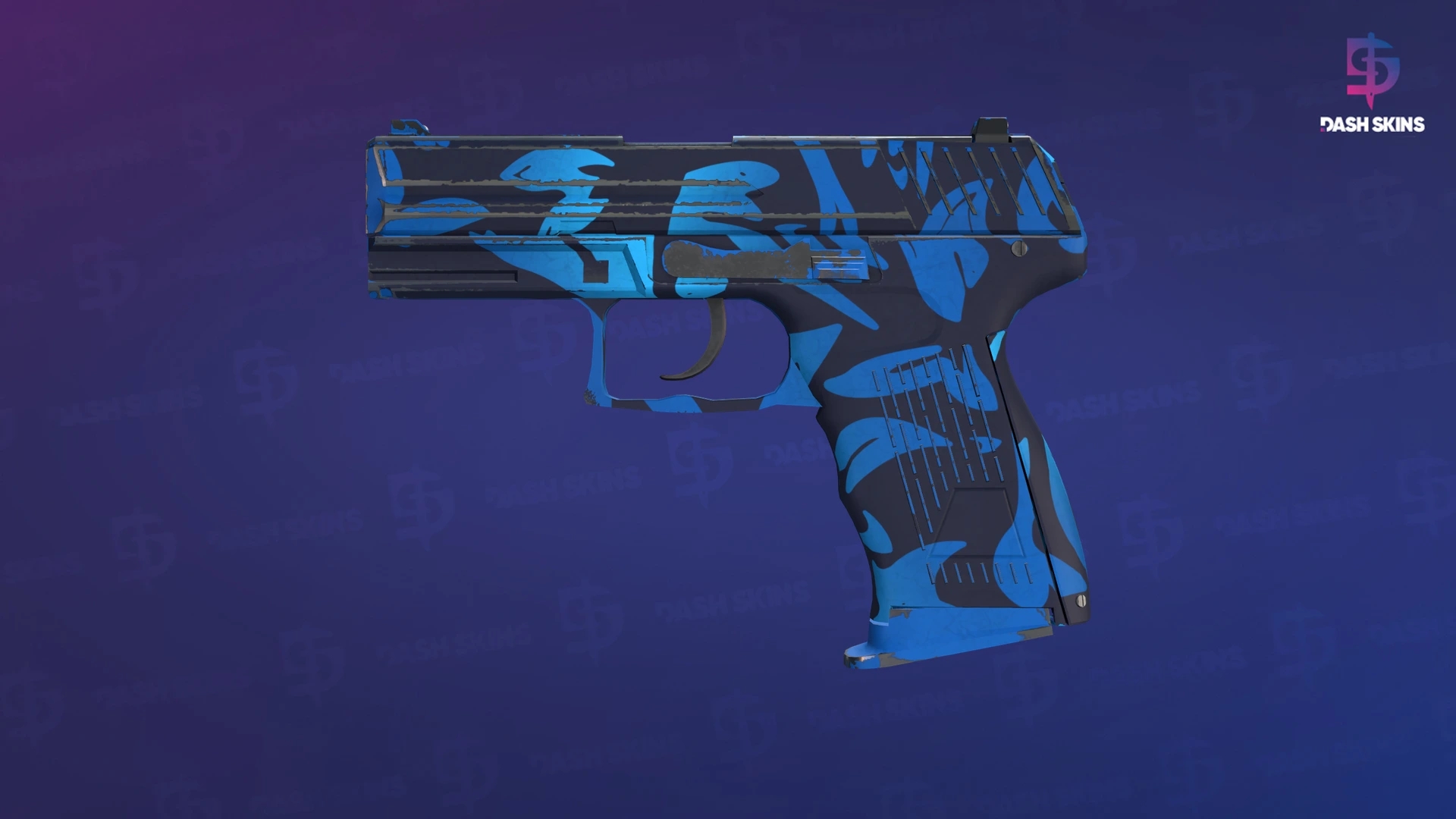 P2000 | Oceanic (Minimal Wear) Screenshot Playside