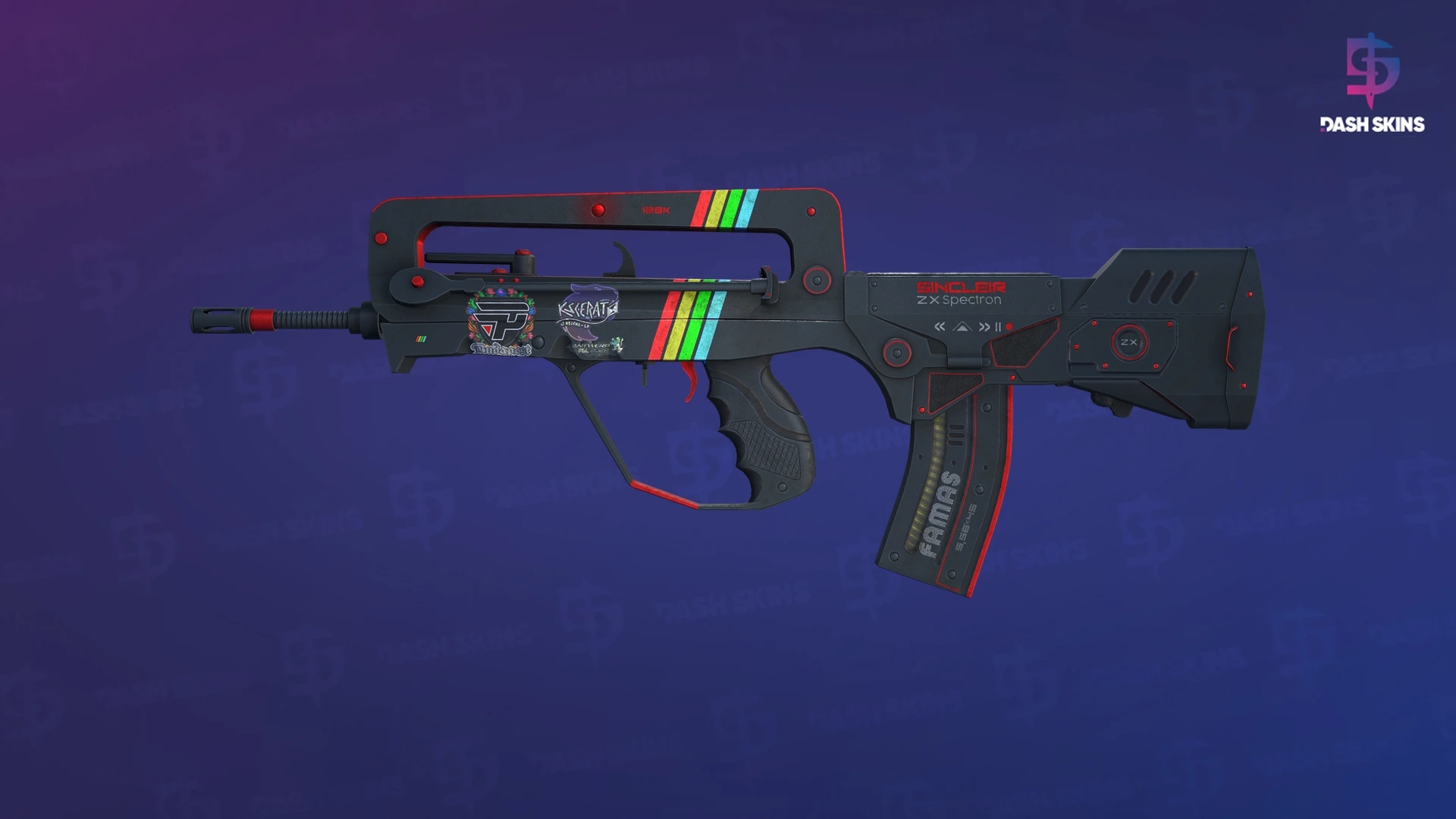 FAMAS | ZX Spectron (Battle-Scarred) Screenshot Playside