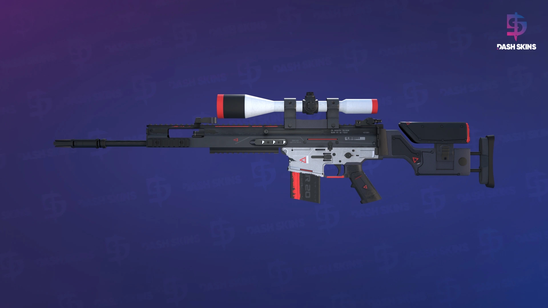 SCAR-20 | Cyrex (Minimal Wear) Screenshot Playside