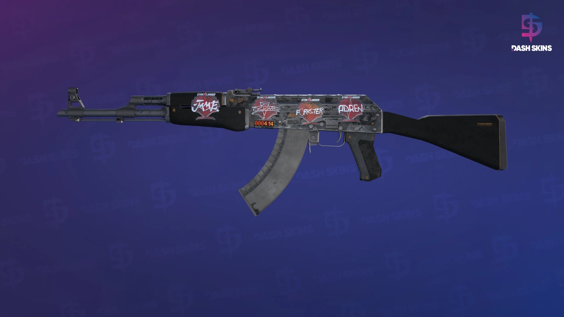 StatTrak™ AK-47 | Elite Build (Battle-Scarred) Screenshot Playside