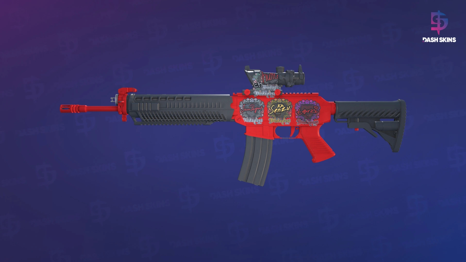 SG 553 | Candy Apple (Factory New) Screenshot Playside