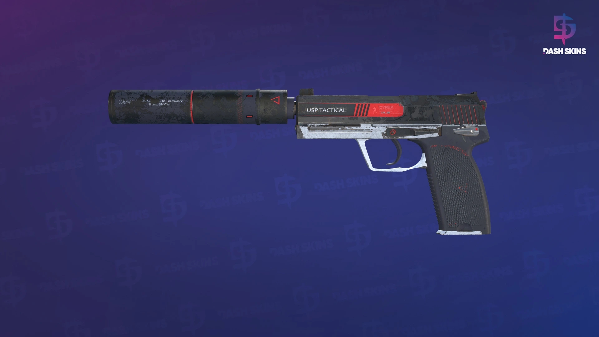 USP-S | Cyrex (Well-Worn) Screenshot Playside