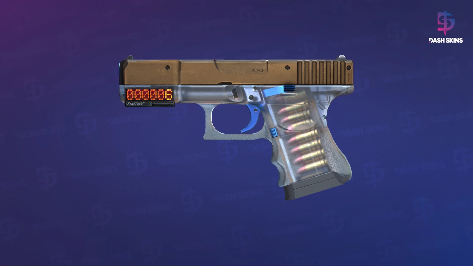 StatTrak™ Glock-18 | Clear Polymer (Minimal Wear) Screenshot Playside