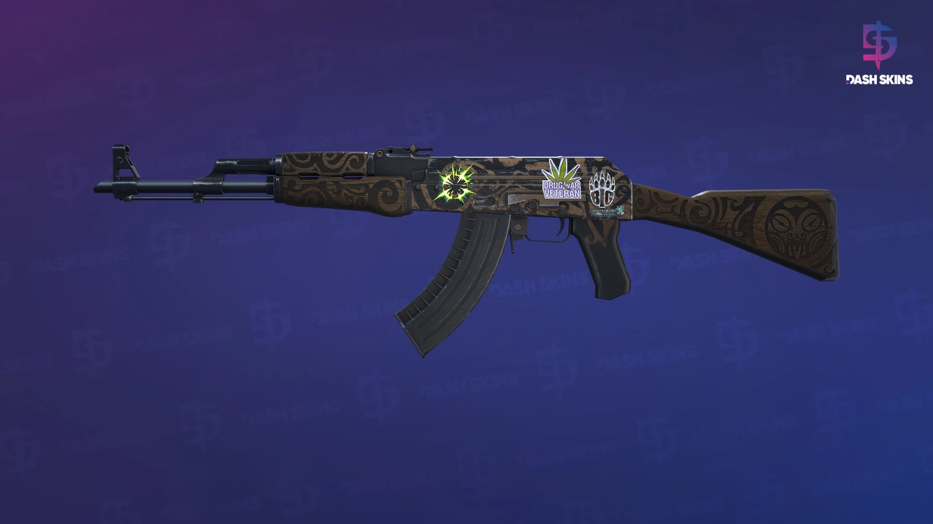 AK-47 | Uncharted (Field-Tested) Screenshot Playside