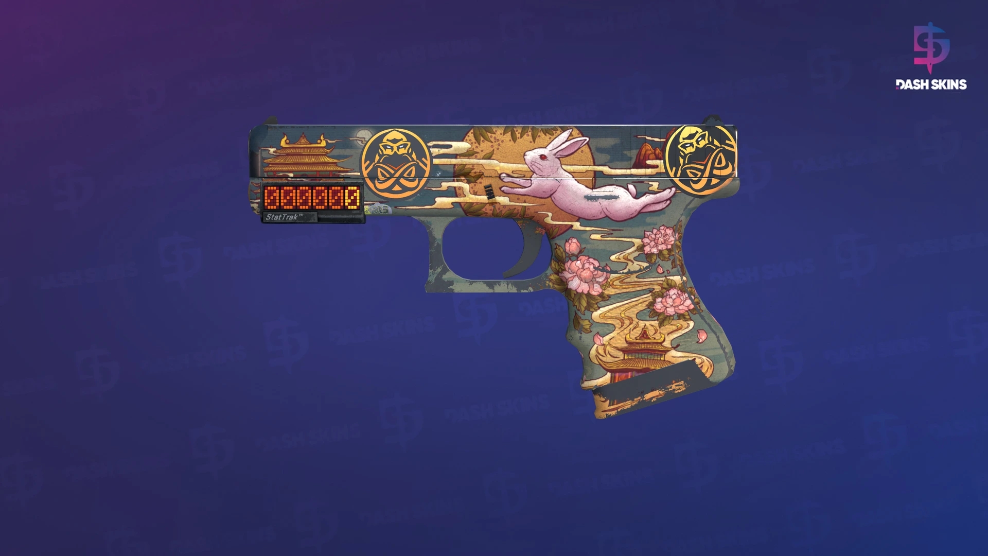 StatTrak™ Glock-18 | Umbral Rabbit (Well-Worn) Screenshot Playside