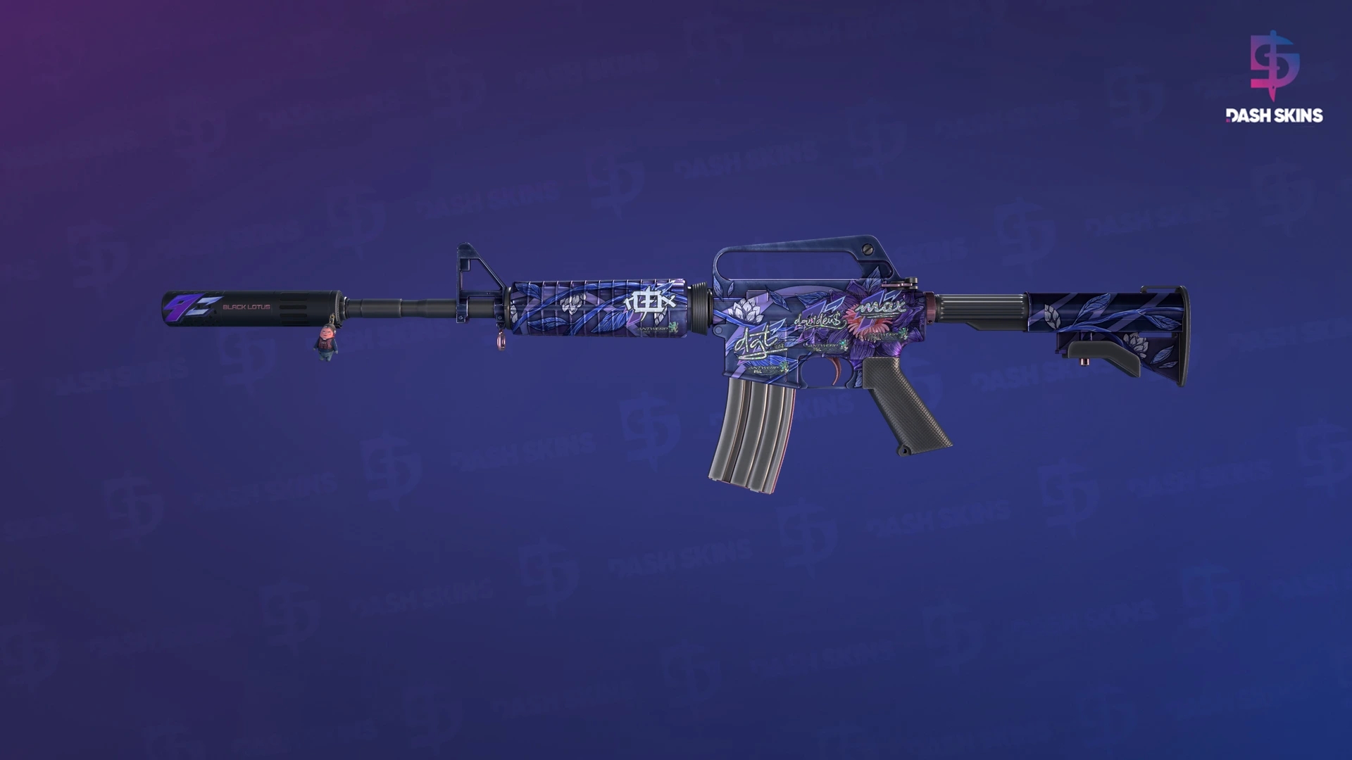 M4A1-S | Black Lotus (Minimal Wear) Screenshot Playside