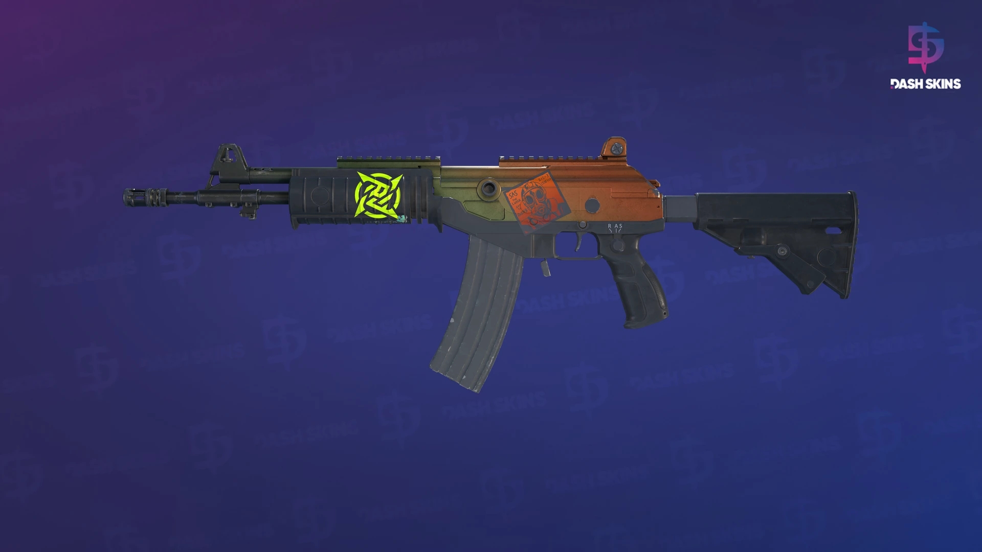 Souvenir Galil AR | Amber Fade (Field-Tested) Screenshot Playside