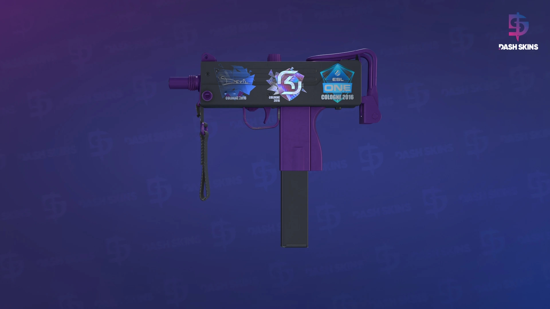 MAC-10 | Ultraviolet (Factory New) Screenshot Playside