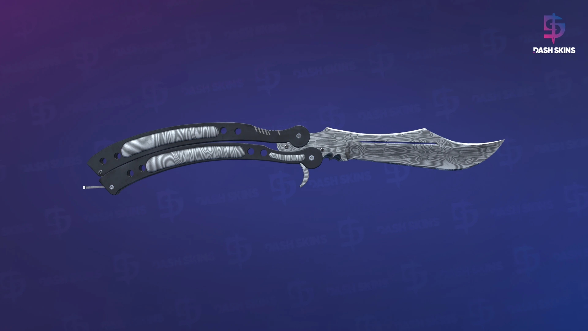 ★ Butterfly Knife | Damascus Steel (Field-Tested) Screenshot Playside