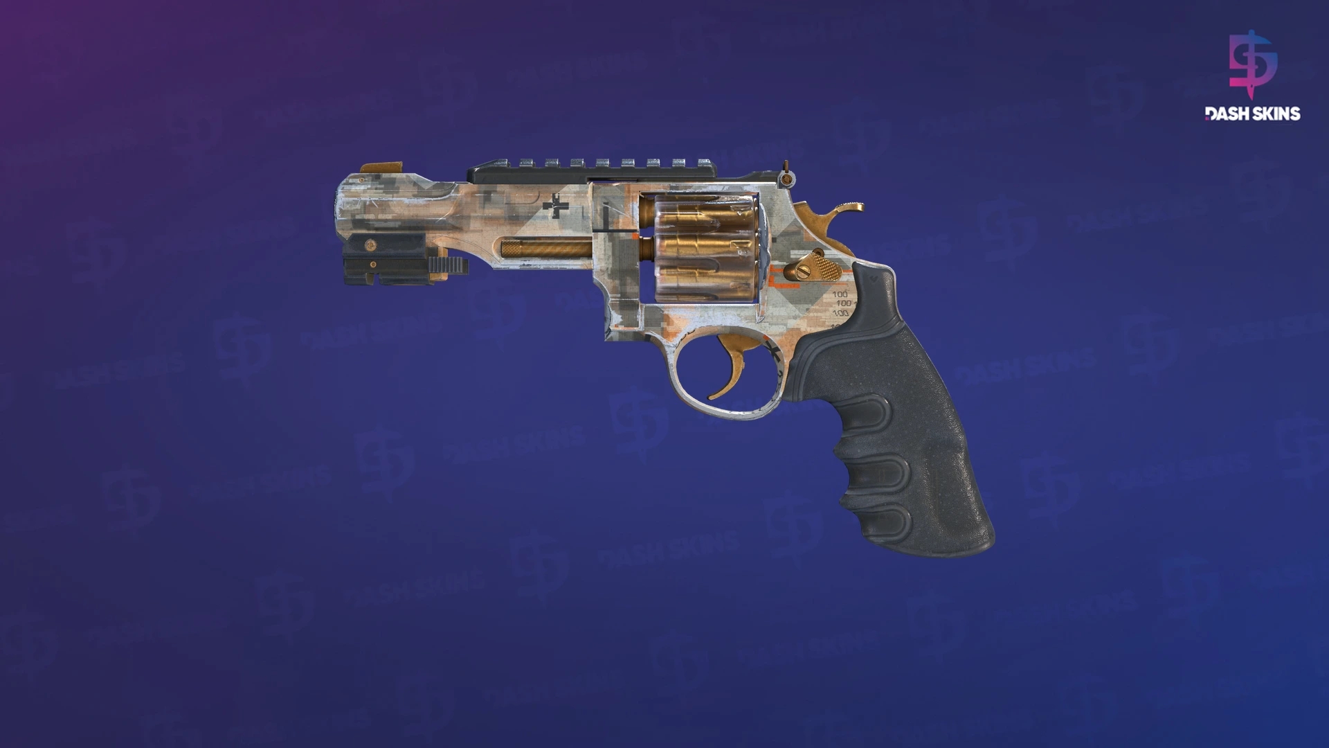 R8 Revolver | Monarch (Battle-Scarred) Screenshot Playside