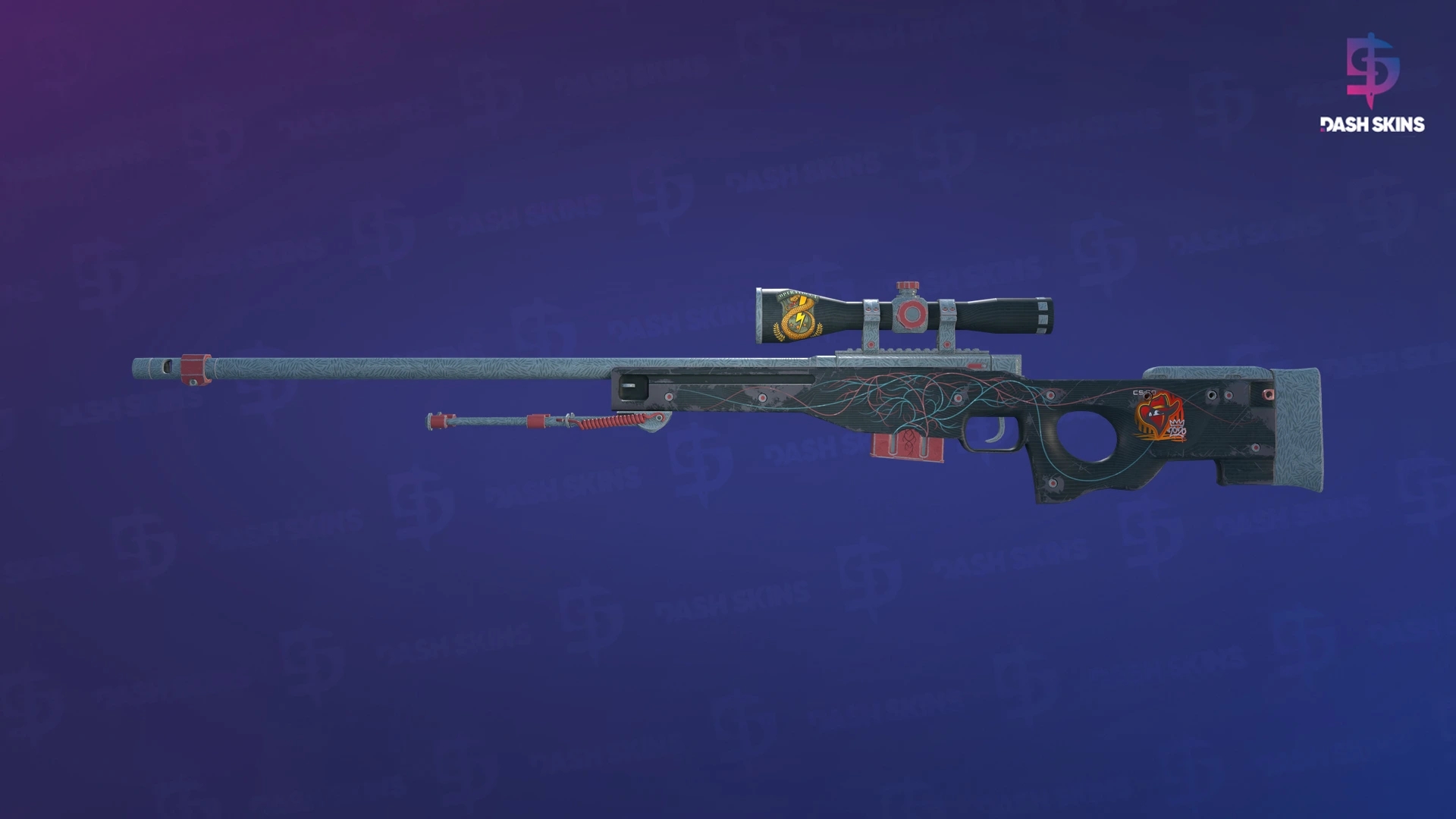AWP | Capillary (Field-Tested) Screenshot Playside