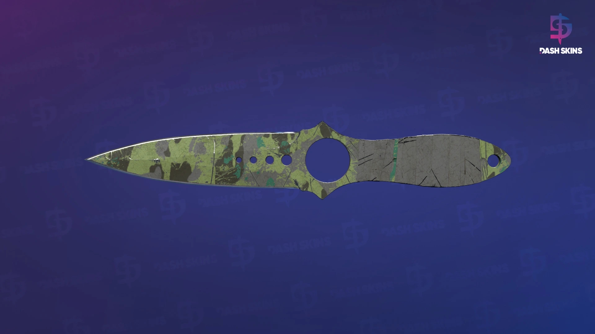 ★ Skeleton Knife | Boreal Forest (Battle-Scarred) Screenshot Playside