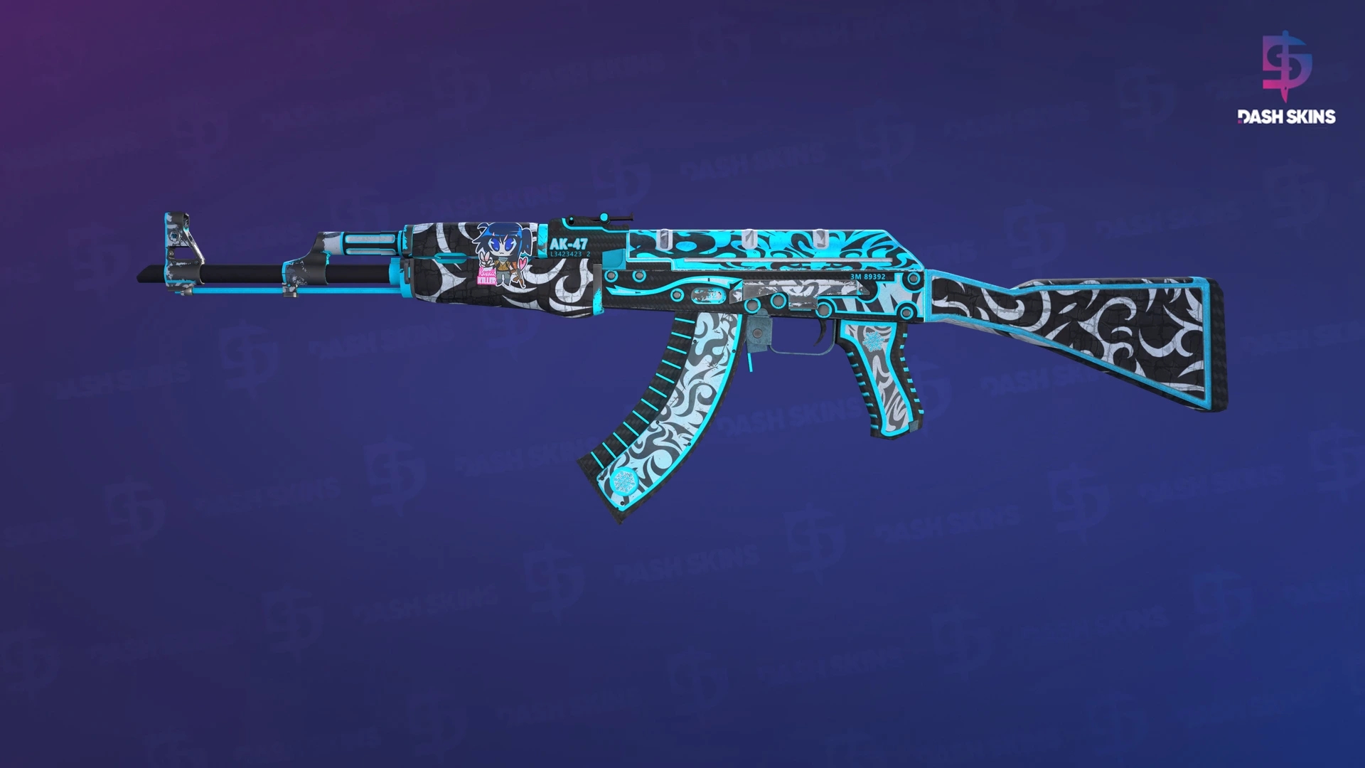 AK-47 | Frontside Misty (Field-Tested) Screenshot Playside