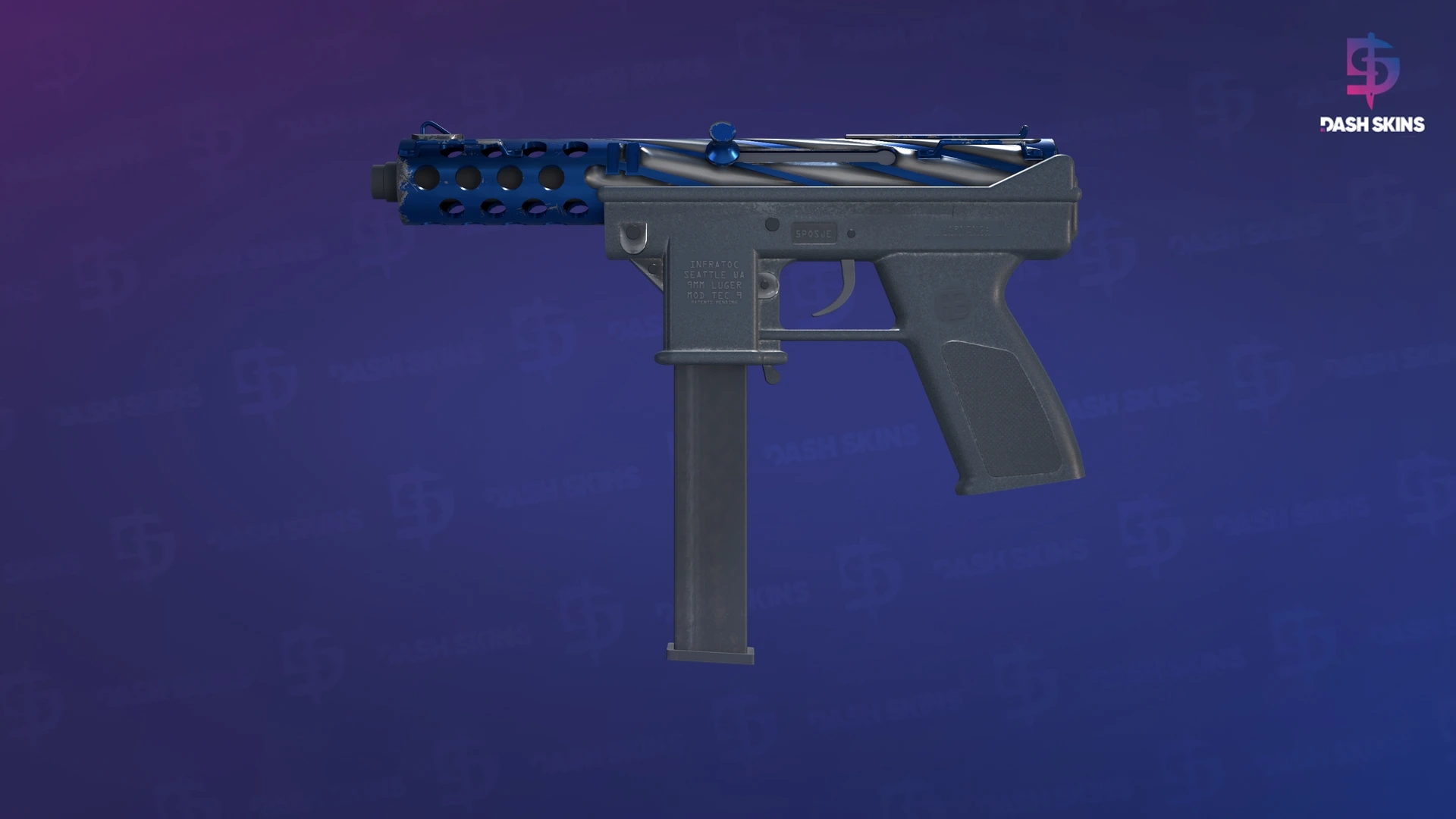 Tec-9 | Titanium Bit (Factory New) Screenshot Playside