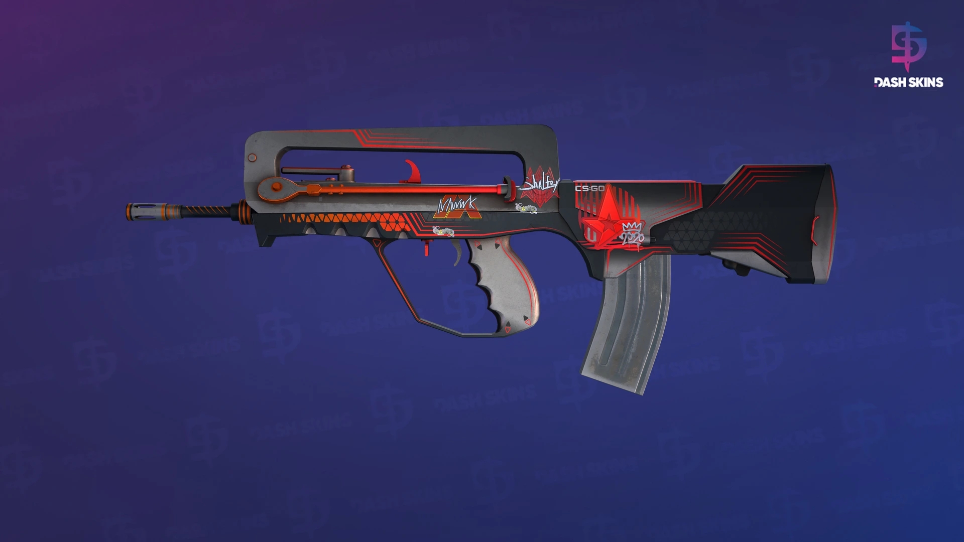 FAMAS | Valence (Field-Tested) Screenshot Playside