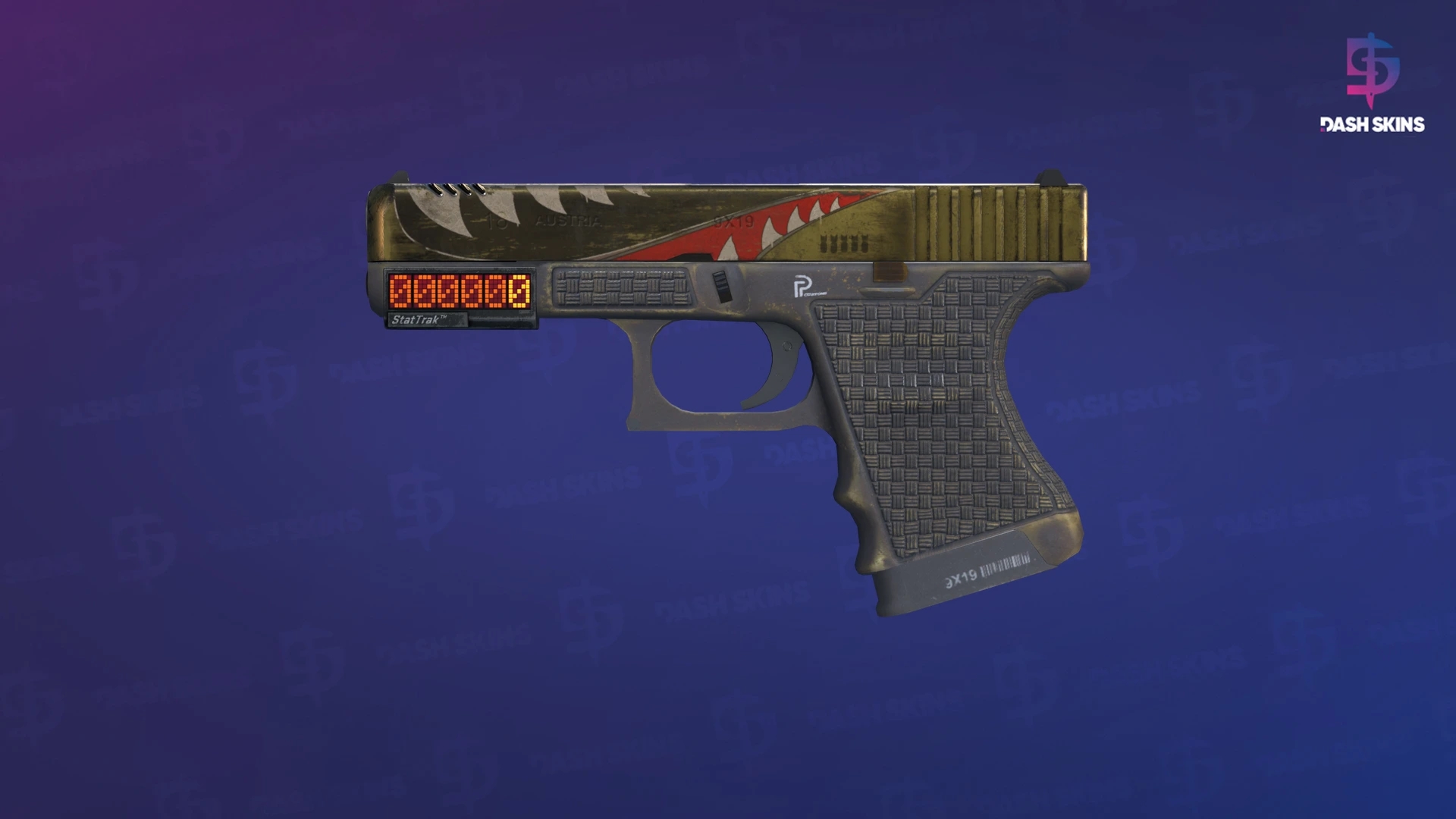 StatTrak™ Glock-18 | Warhawk (Field-Tested) Screenshot Playside