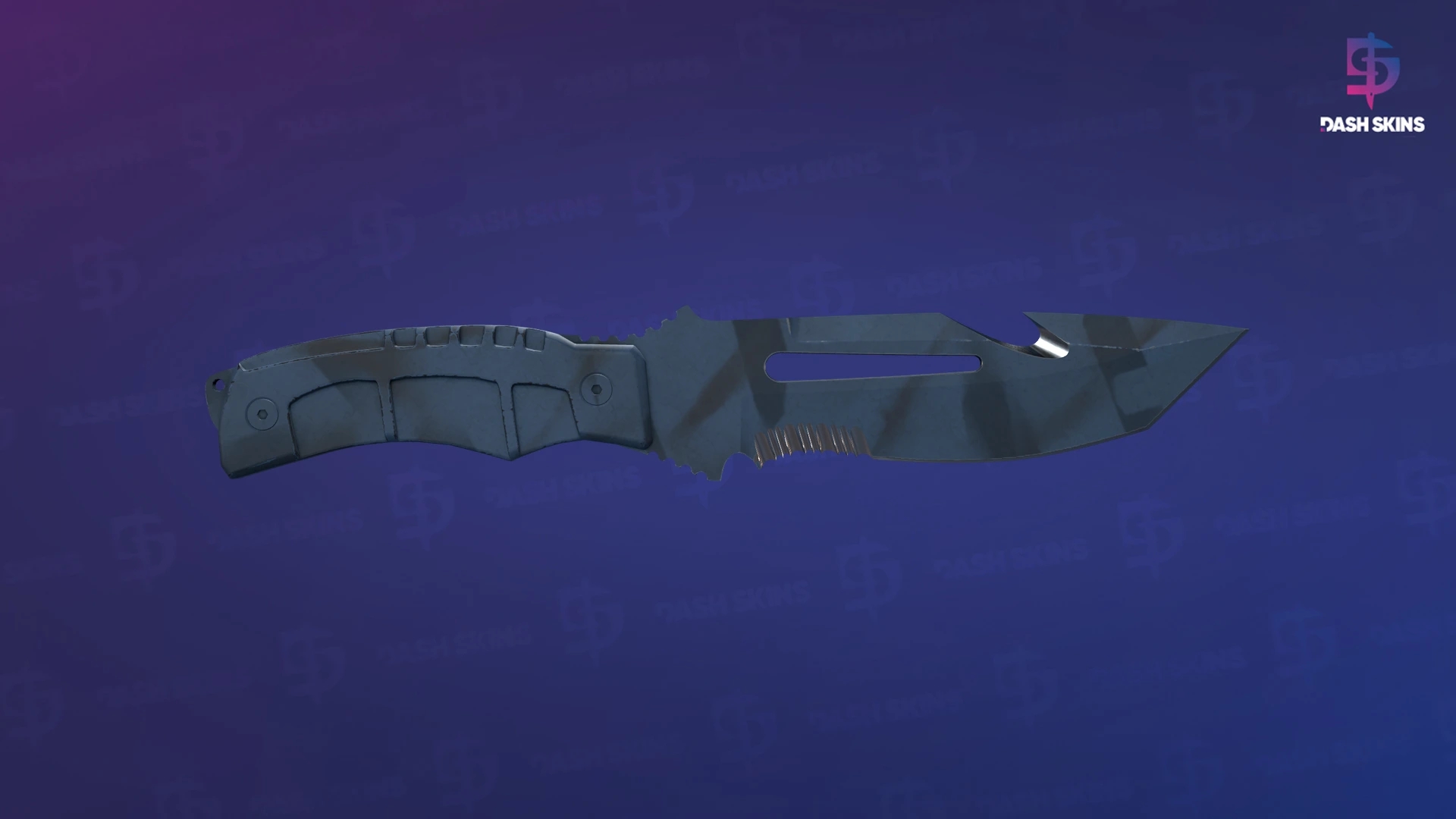 ★ Survival Knife | Night Stripe (Field-Tested) Screenshot Playside