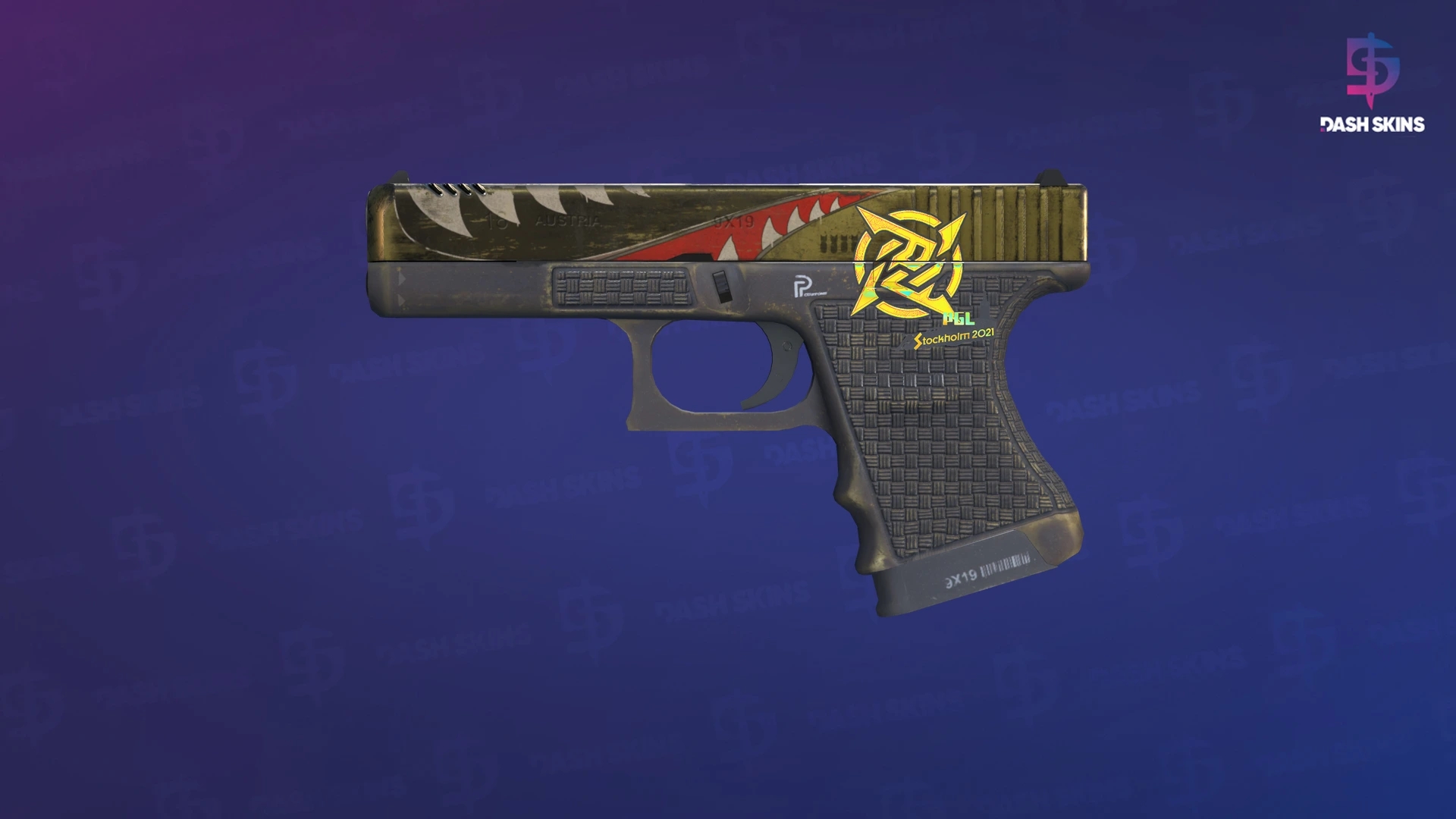 Glock-18 | Warhawk (Minimal Wear) Screenshot Playside