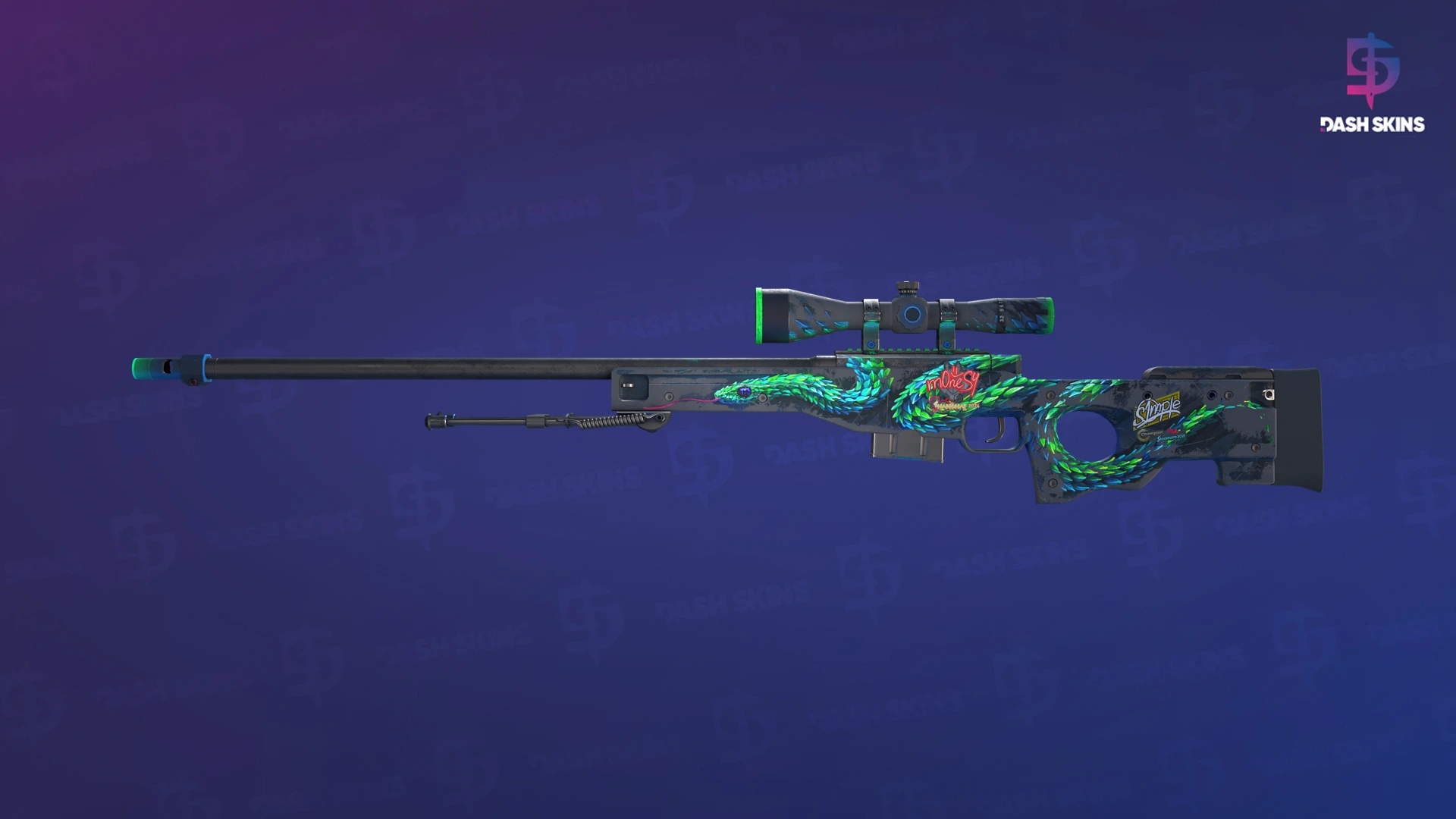 AWP | Atheris (Battle-Scarred) Screenshot Playside