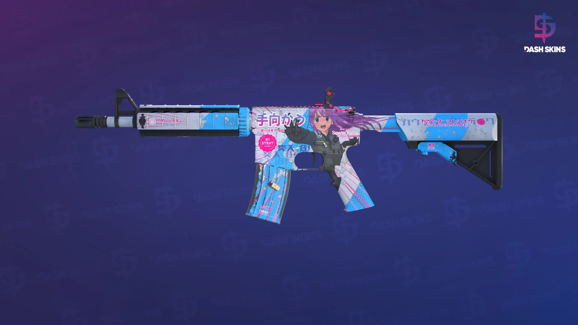 M4A4 | Temukau (Field-Tested) Screenshot Playside