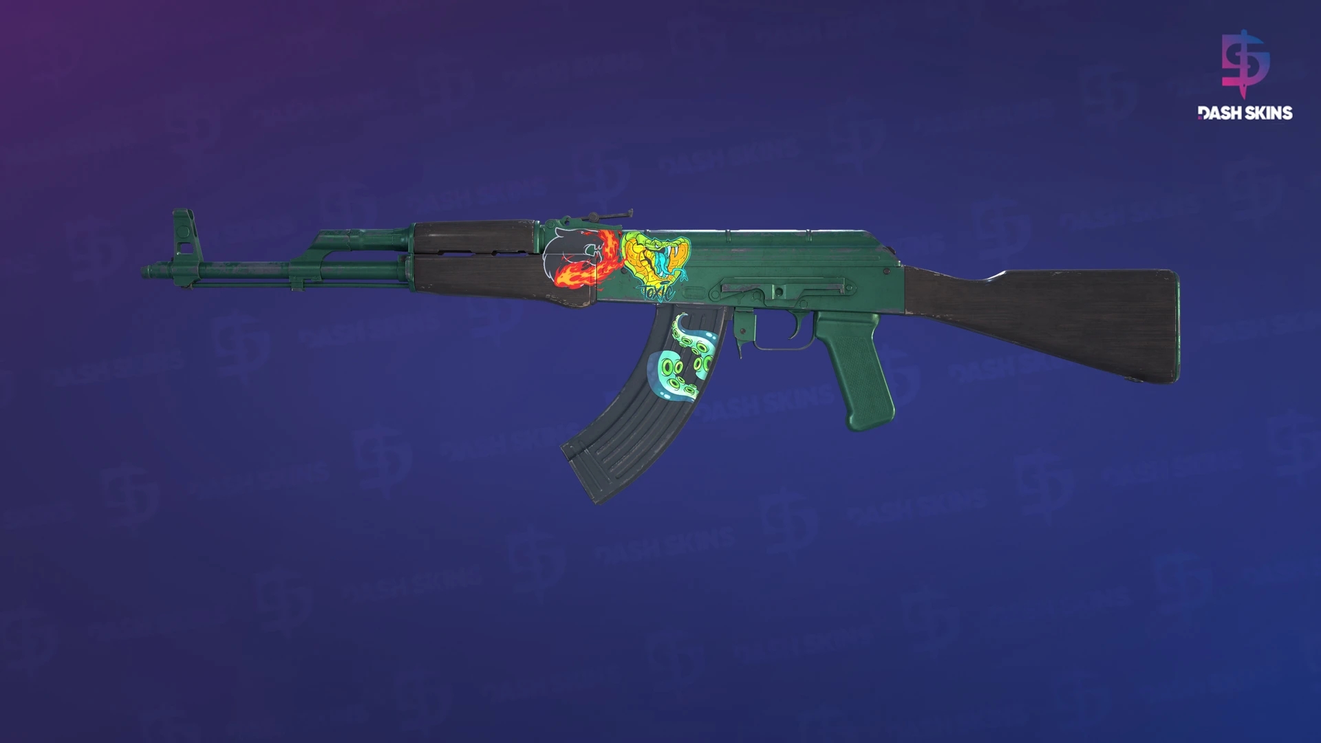 AK-47 | Wintergreen (Field-Tested) Screenshot Playside