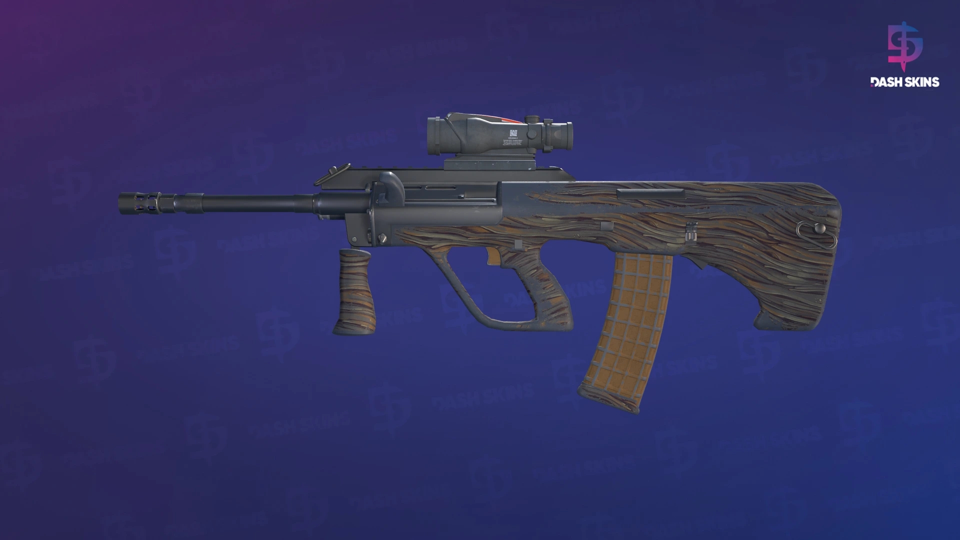 AUG | Spalted Wood (Field-Tested) Screenshot Playside