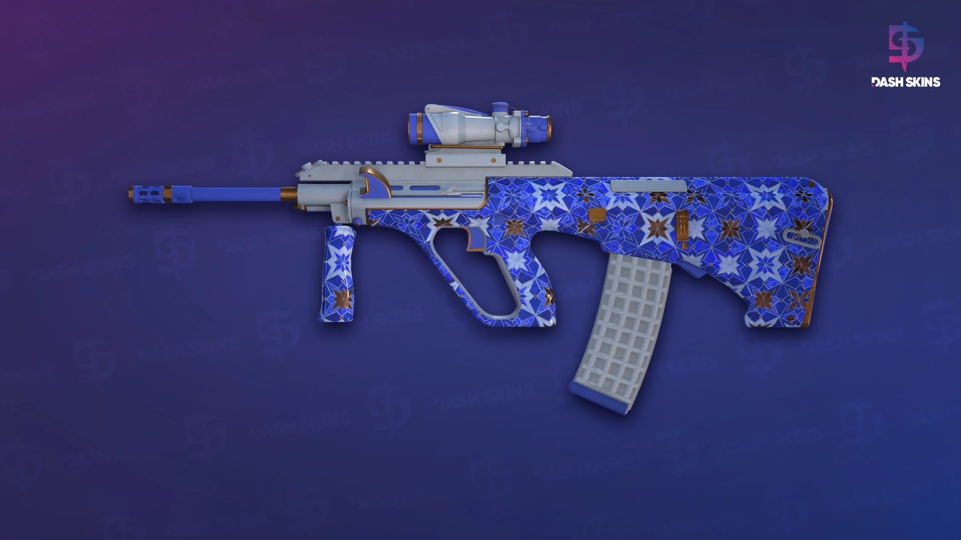 AUG | Lapis Lazuli (Factory New) Screenshot Playside