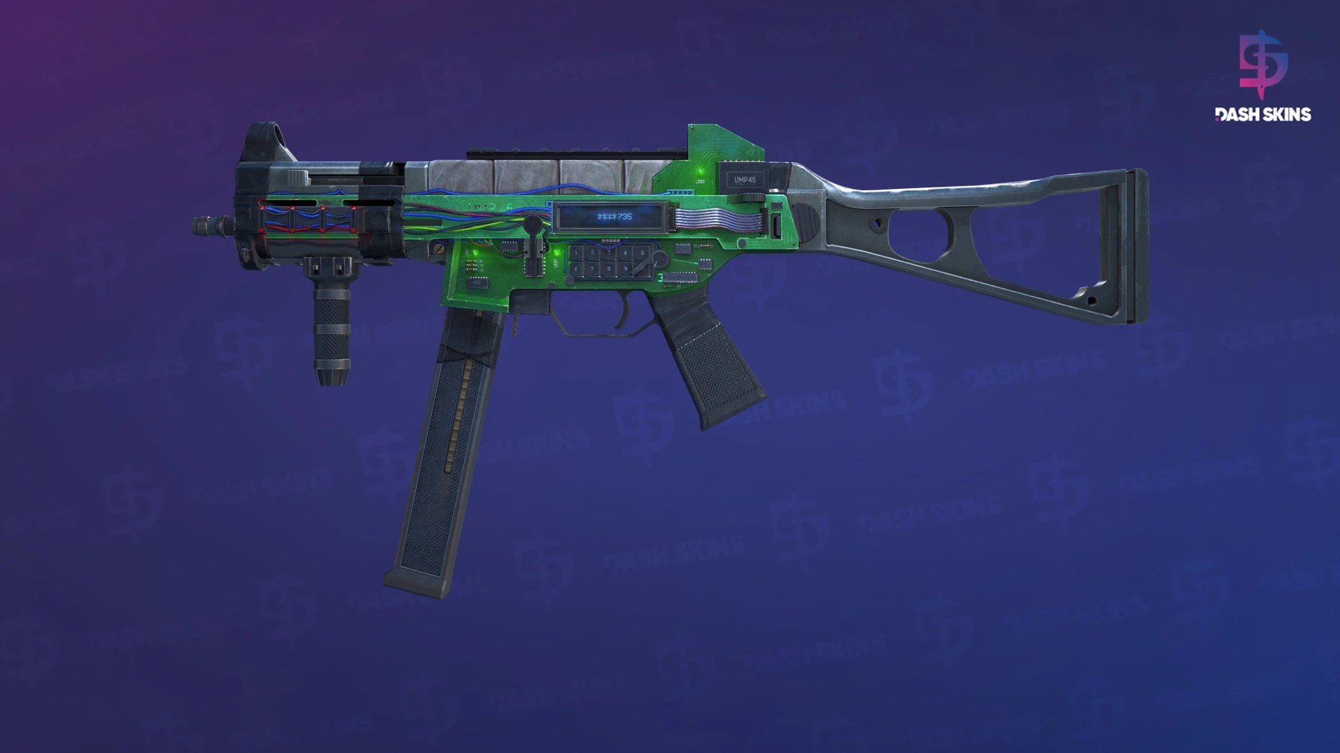 UMP-45 | Plastique (Well-Worn) Screenshot Playside