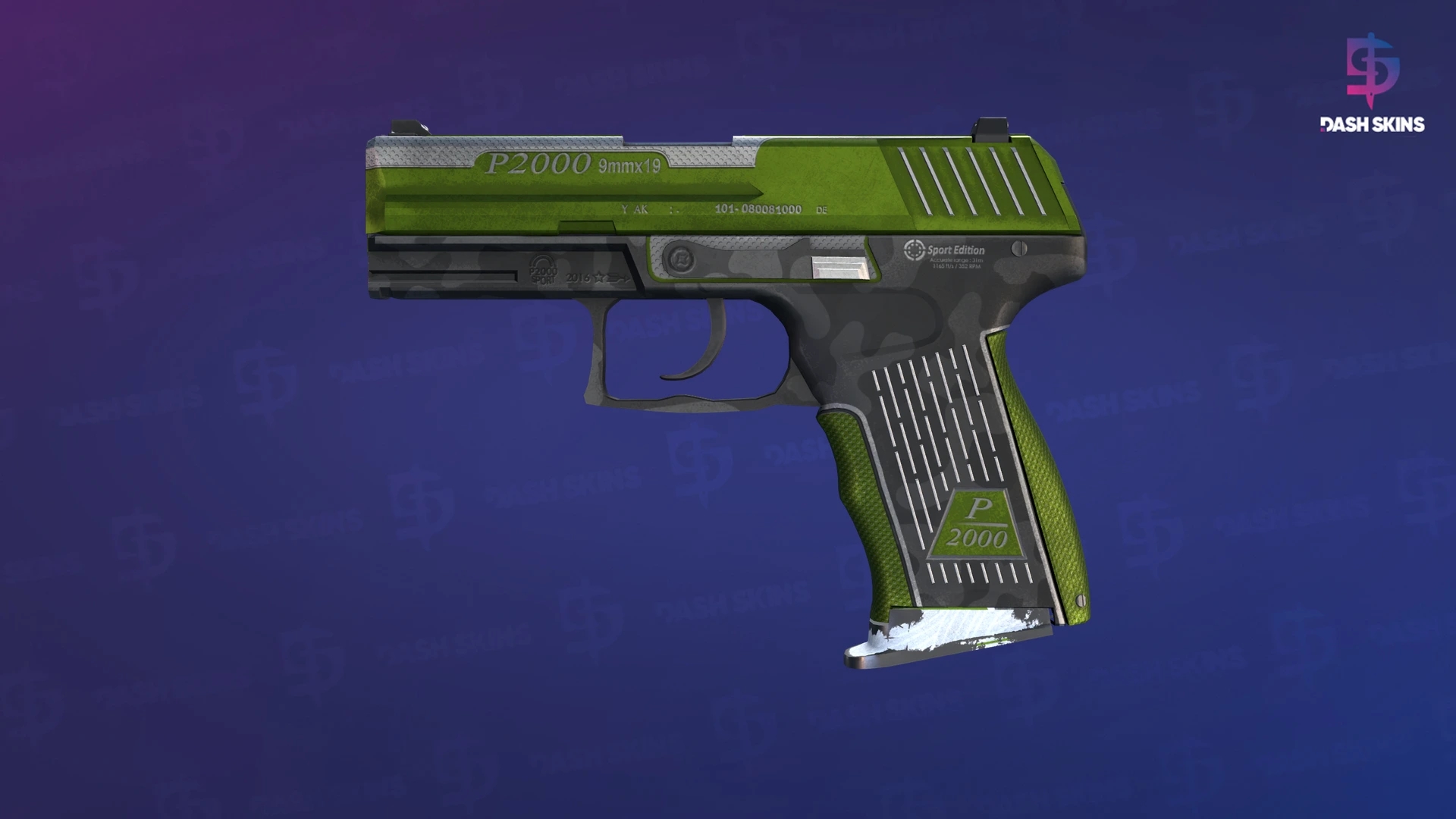 P2000 | Turf (Well-Worn) Screenshot Playside