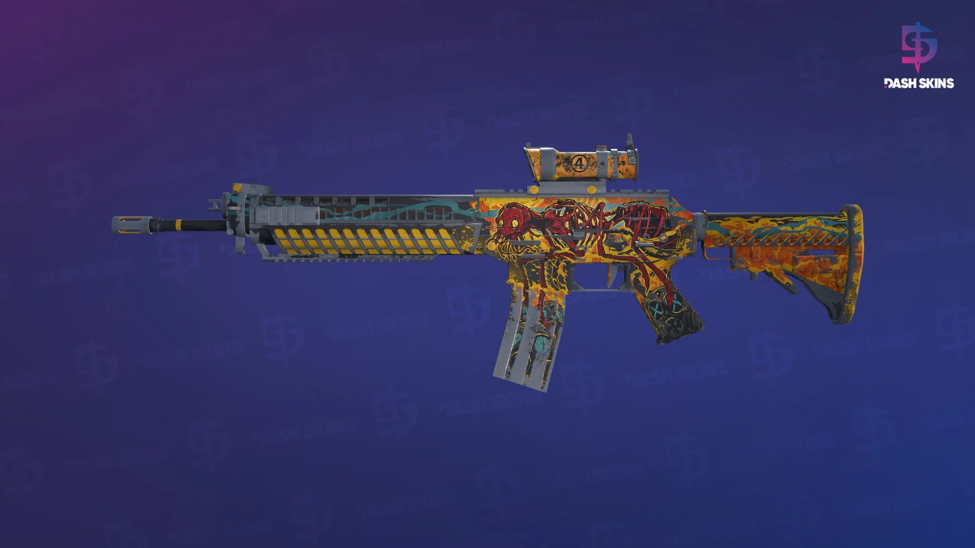 SG 553 | Colony IV (Field-Tested) Screenshot Playside