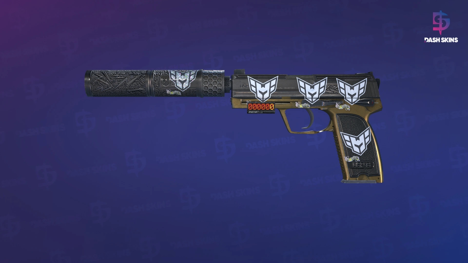 StatTrak™ USP-S | Lead Conduit (Well-Worn) Screenshot Playside