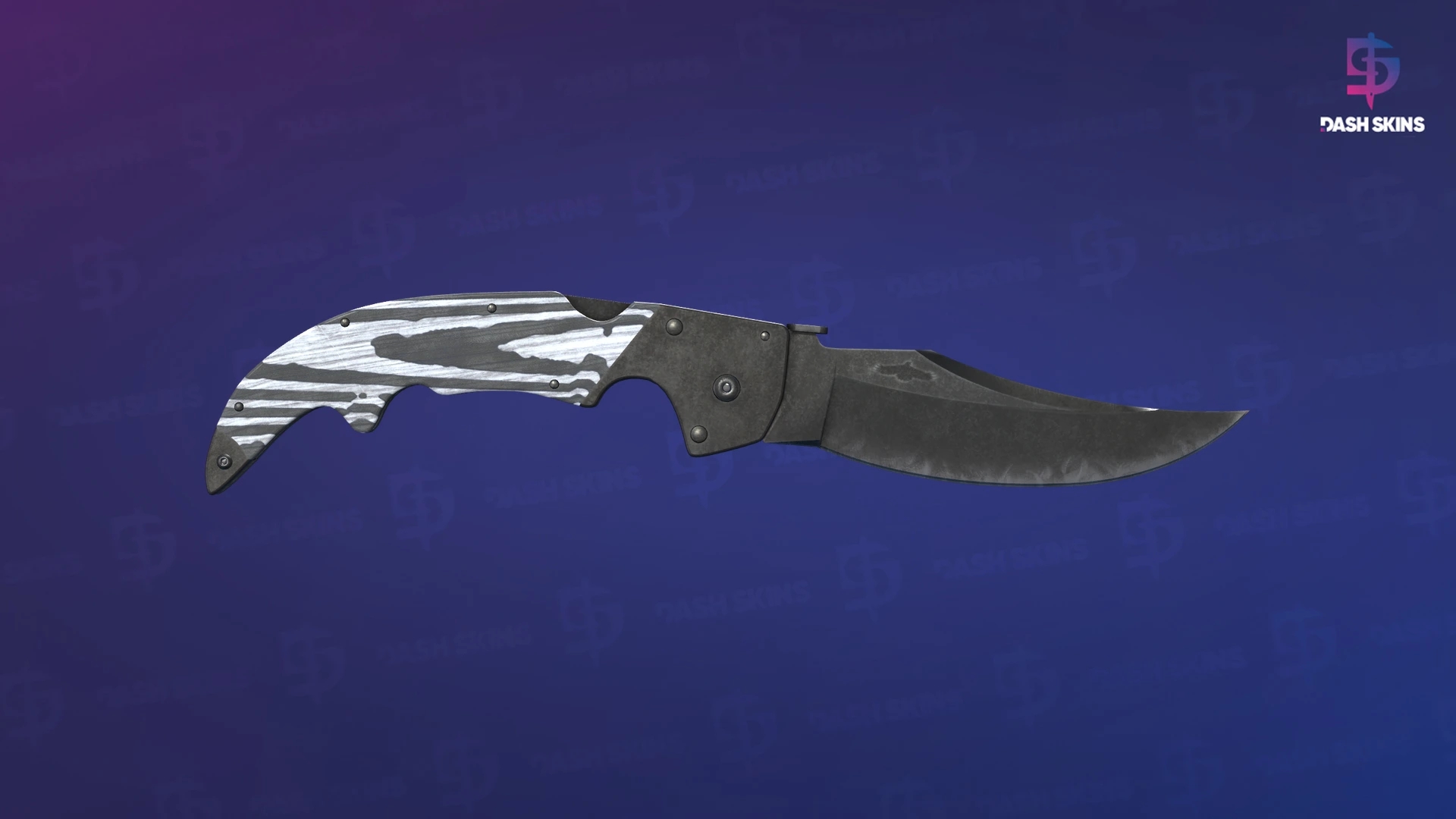 ★ Falchion Knife | Black Laminate (Well-Worn) Screenshot Playside