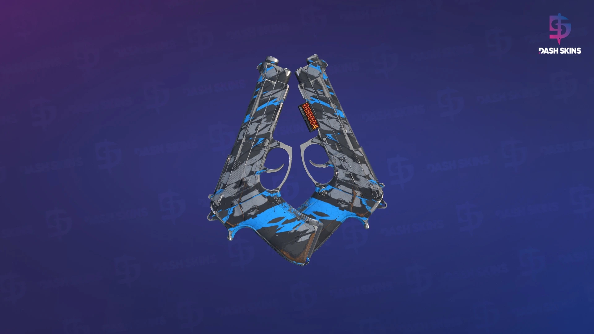 StatTrak™ Dual Berettas | Shred (Field-Tested) Screenshot Playside