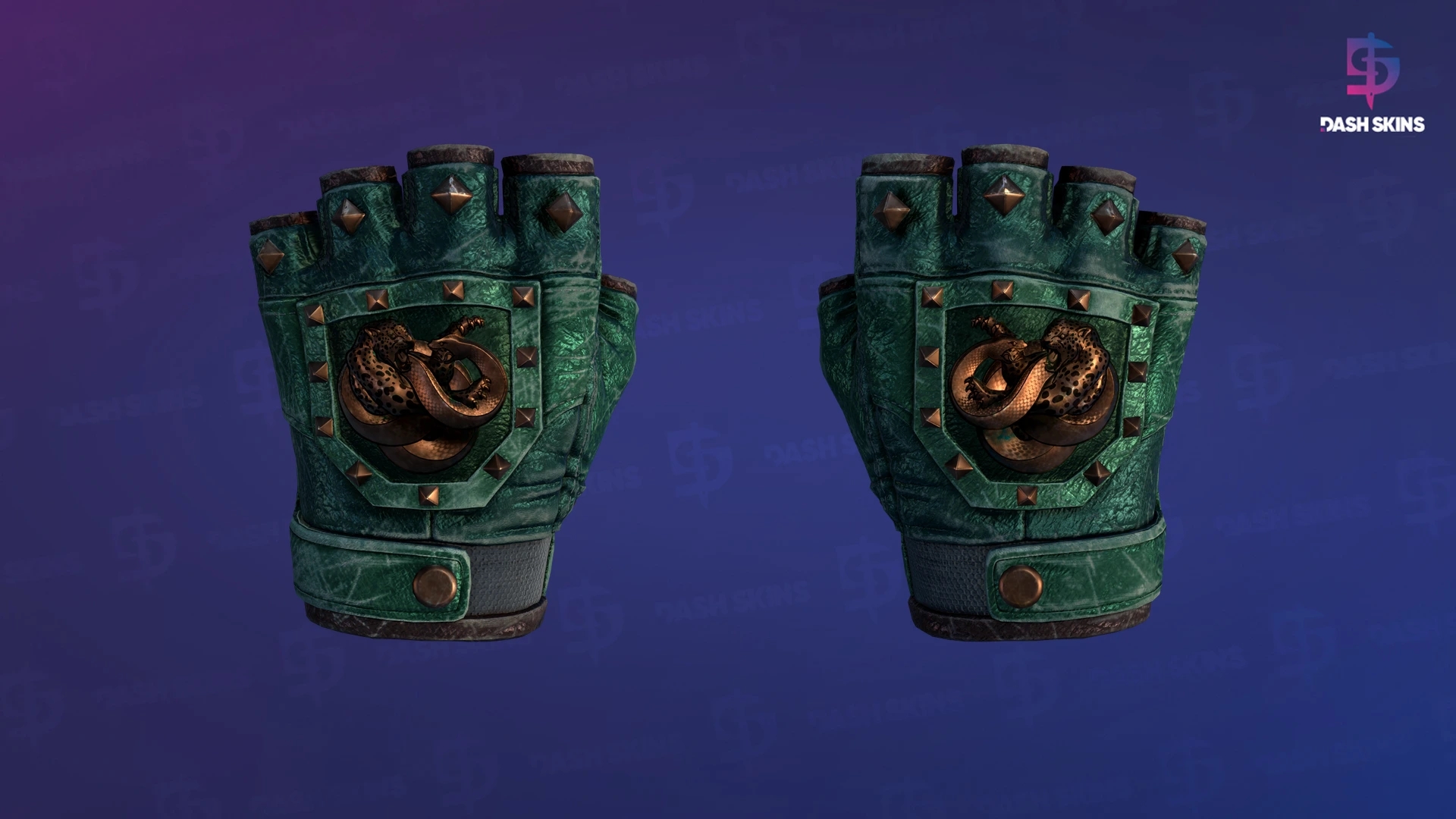 ★ Broken Fang Gloves | Jade (Battle-Scarred) Screenshot Playside