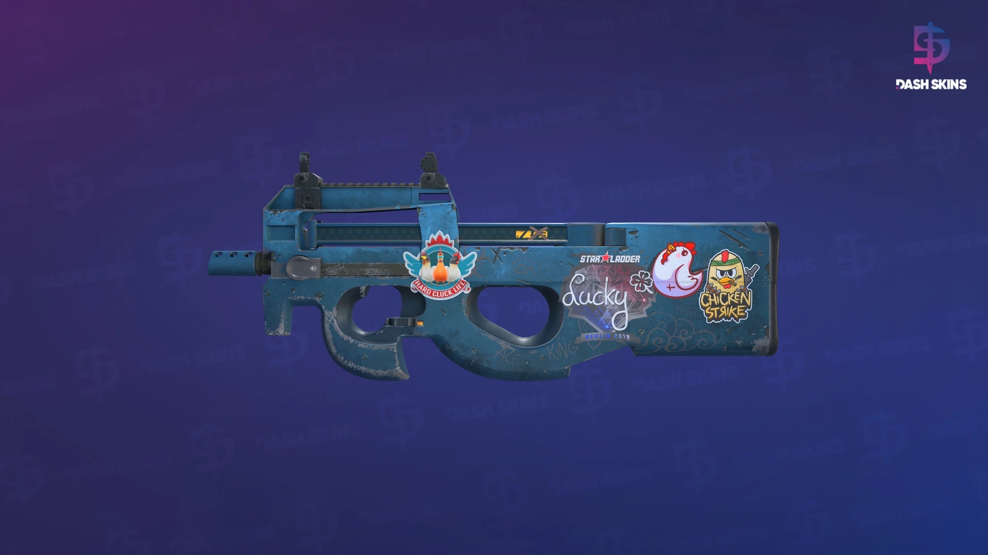 P90 | Off World (Well-Worn) Screenshot Playside
