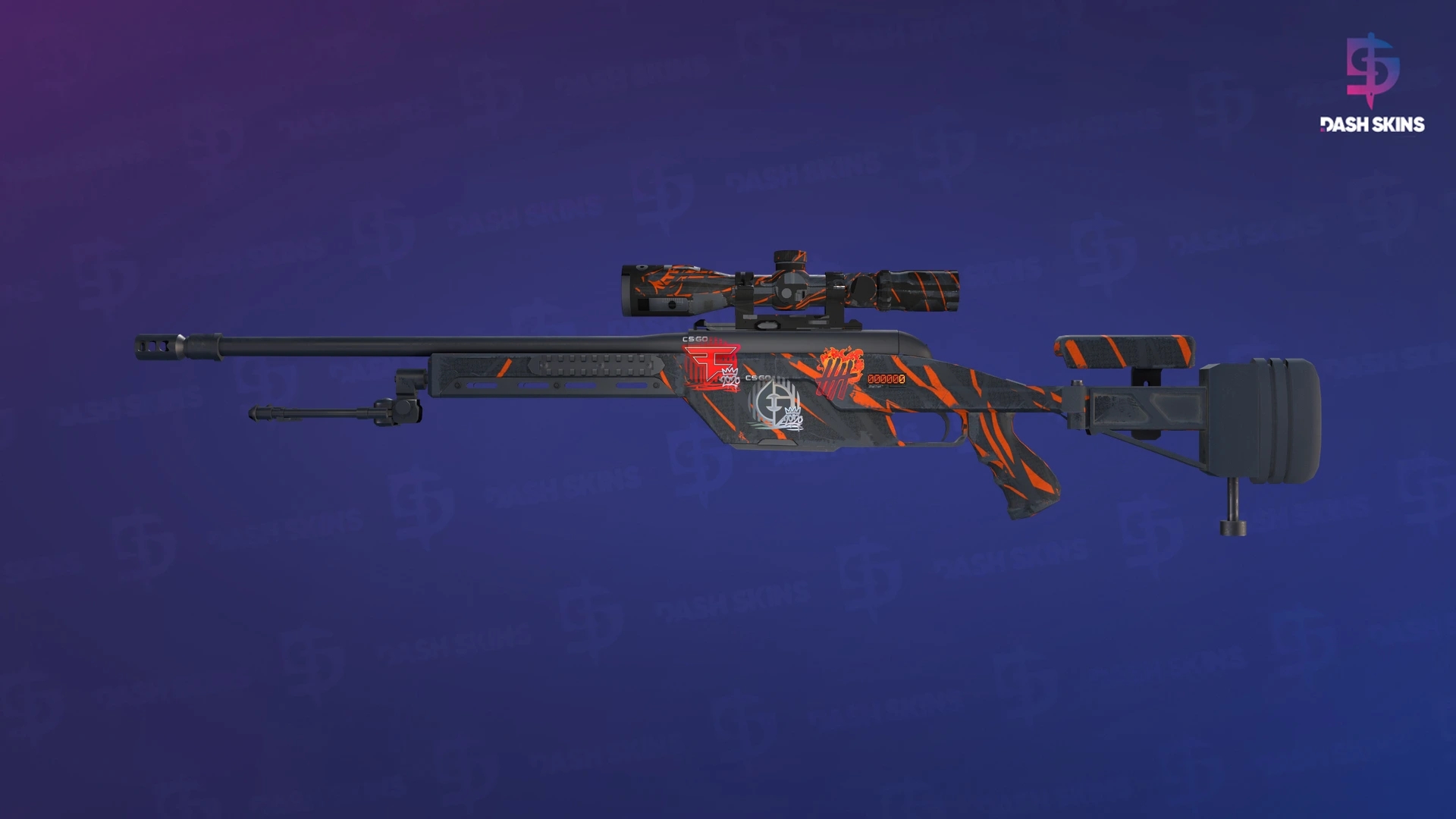 StatTrak™ SSG 08 | Slashed (Field-Tested) Screenshot Playside