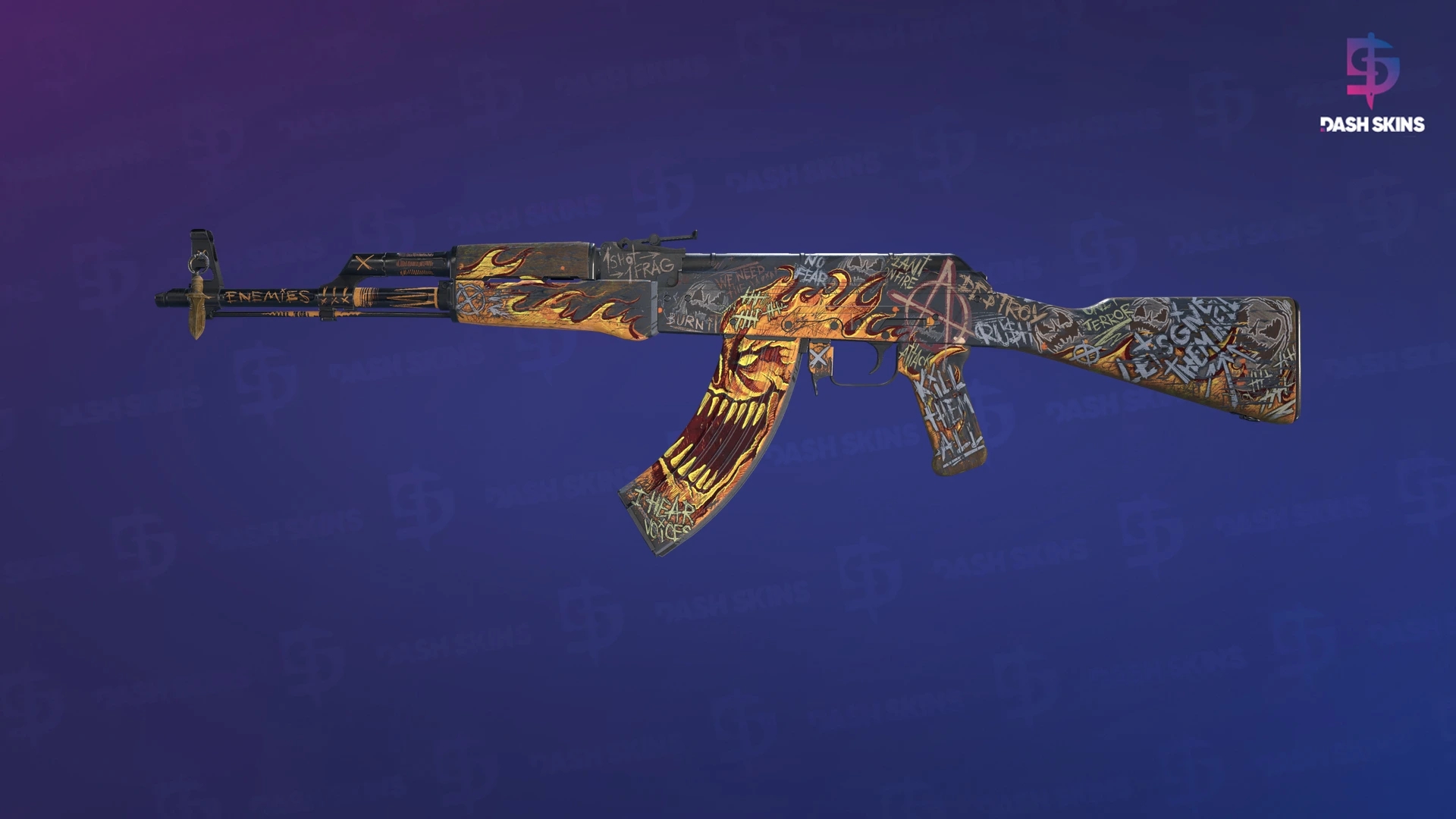 AK-47 | Searing Rage (Field-Tested) Screenshot Playside